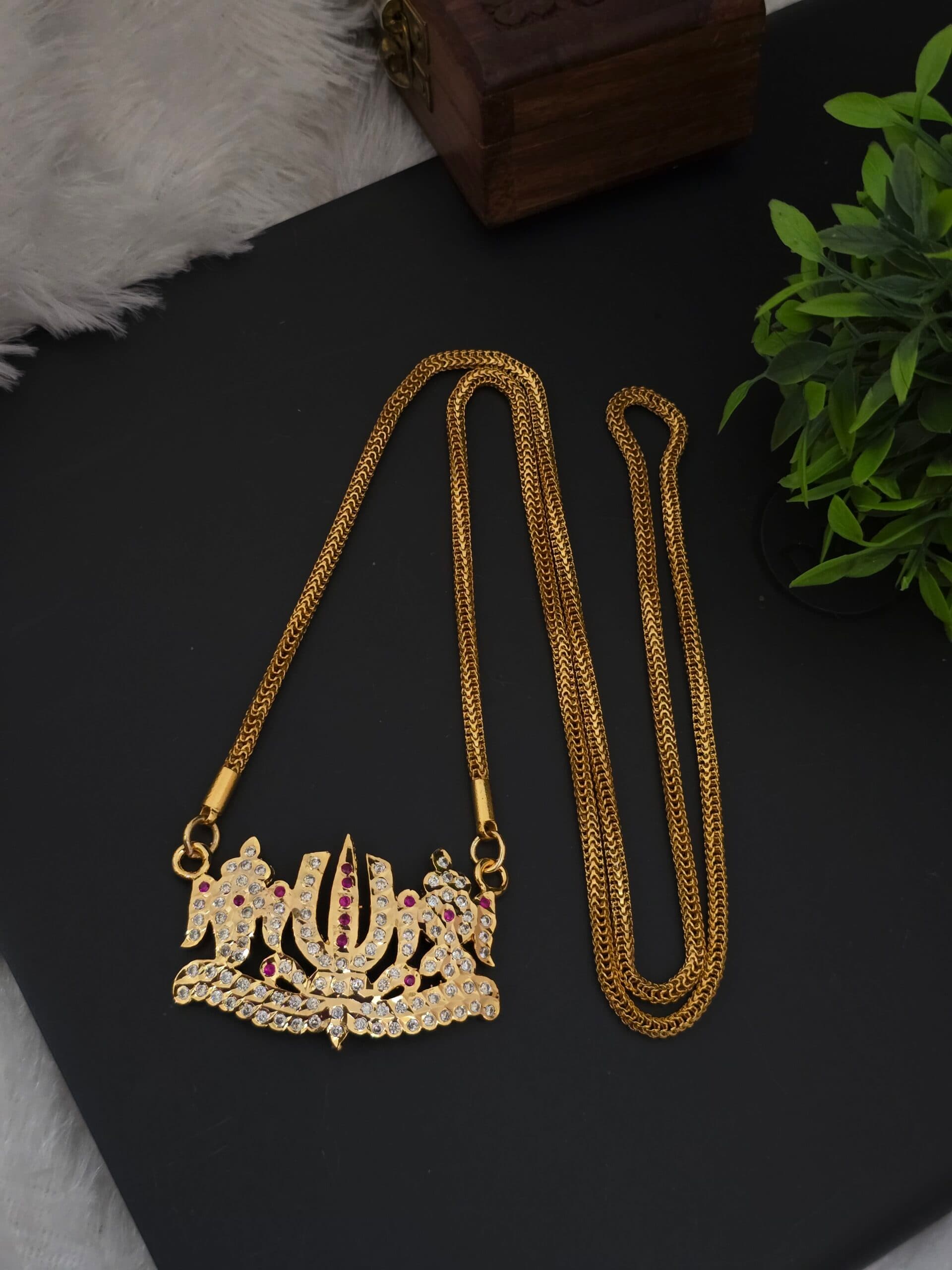 Premium impon 32 inch dollar chain