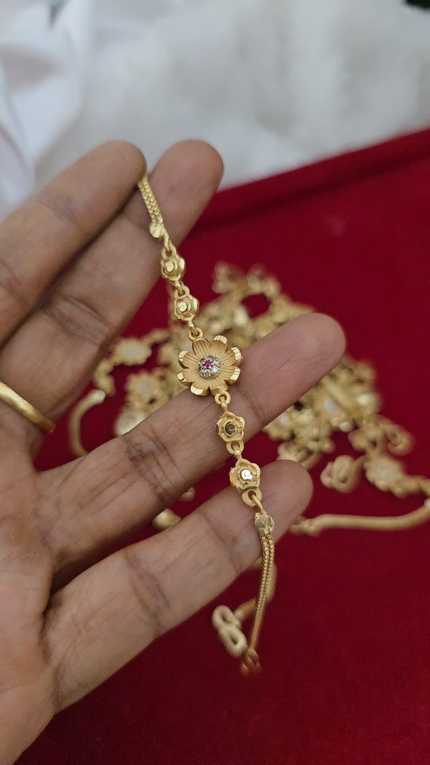 Premium impon flower bracelet