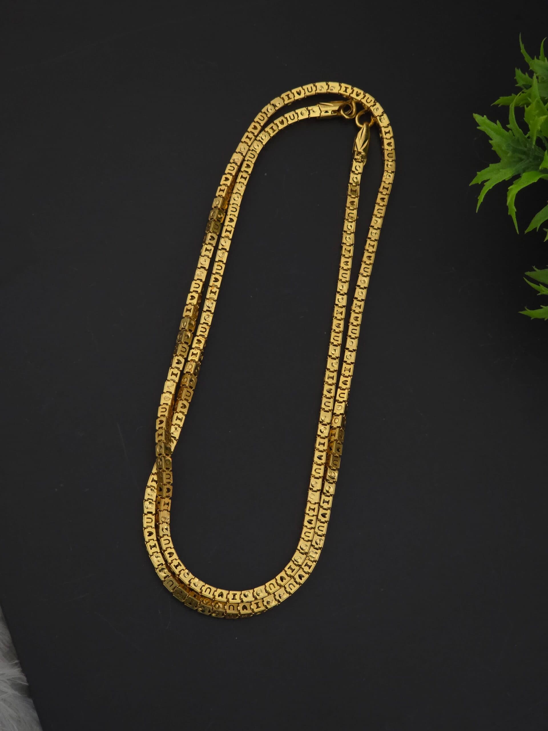 Premium foaming i love you chain