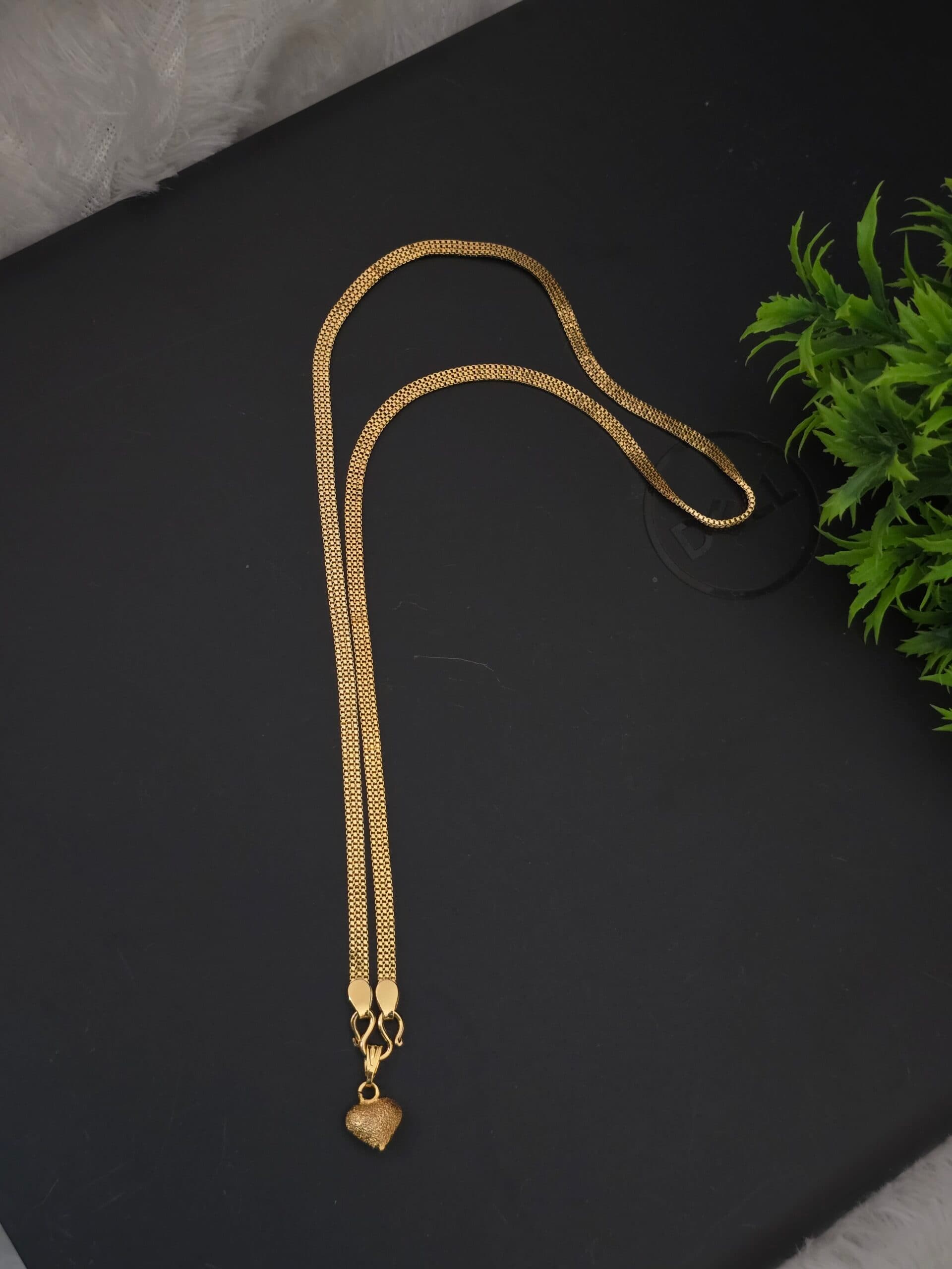 Premium foaming 18 inch heart dollar chain oneday offer