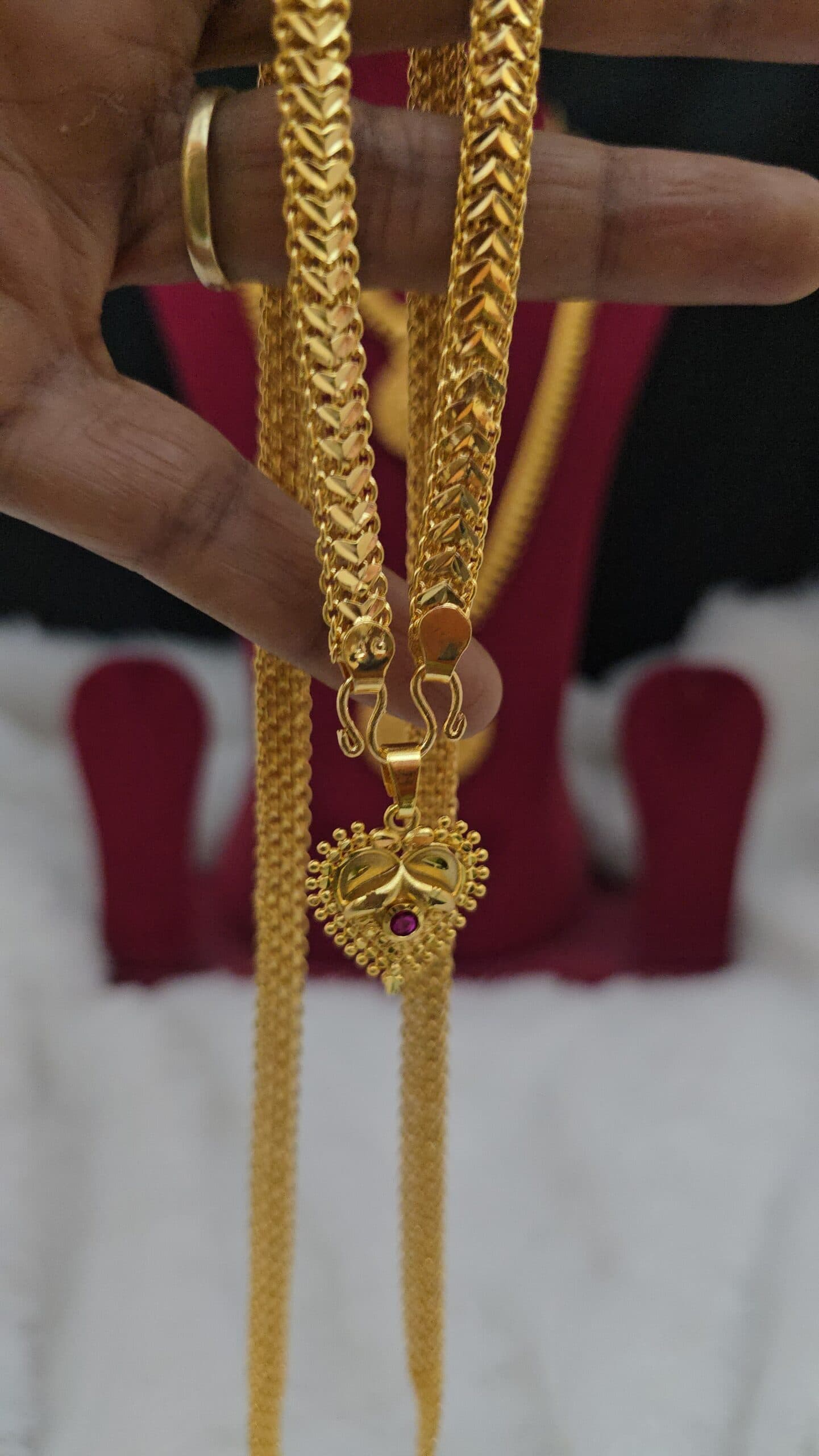 Premium foaming 32 inch pongal special dollar chain