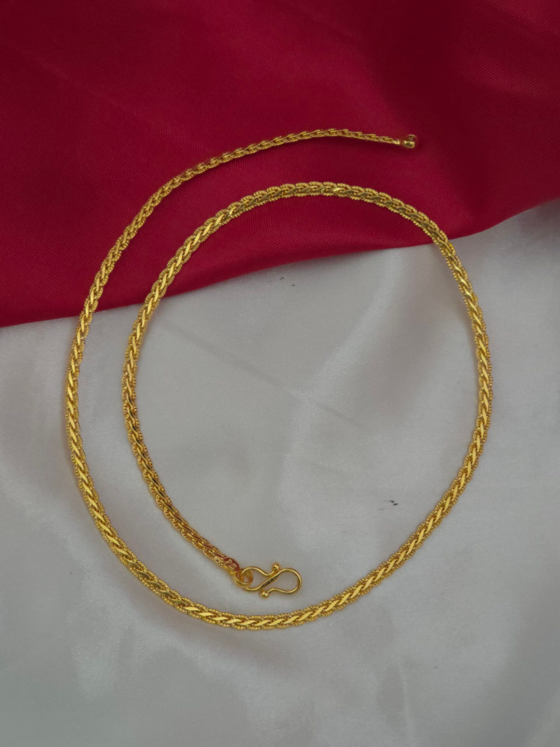 Premium micro plated 18 inch chain