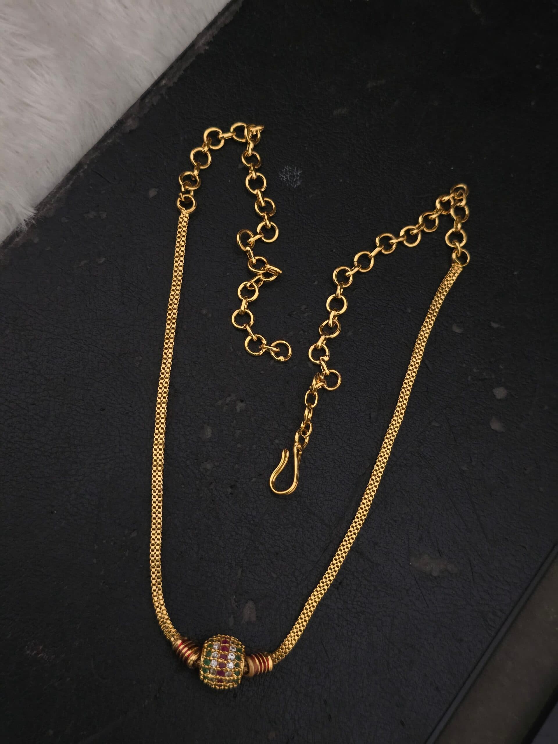 Premium foaming AD stone ball dollar chain