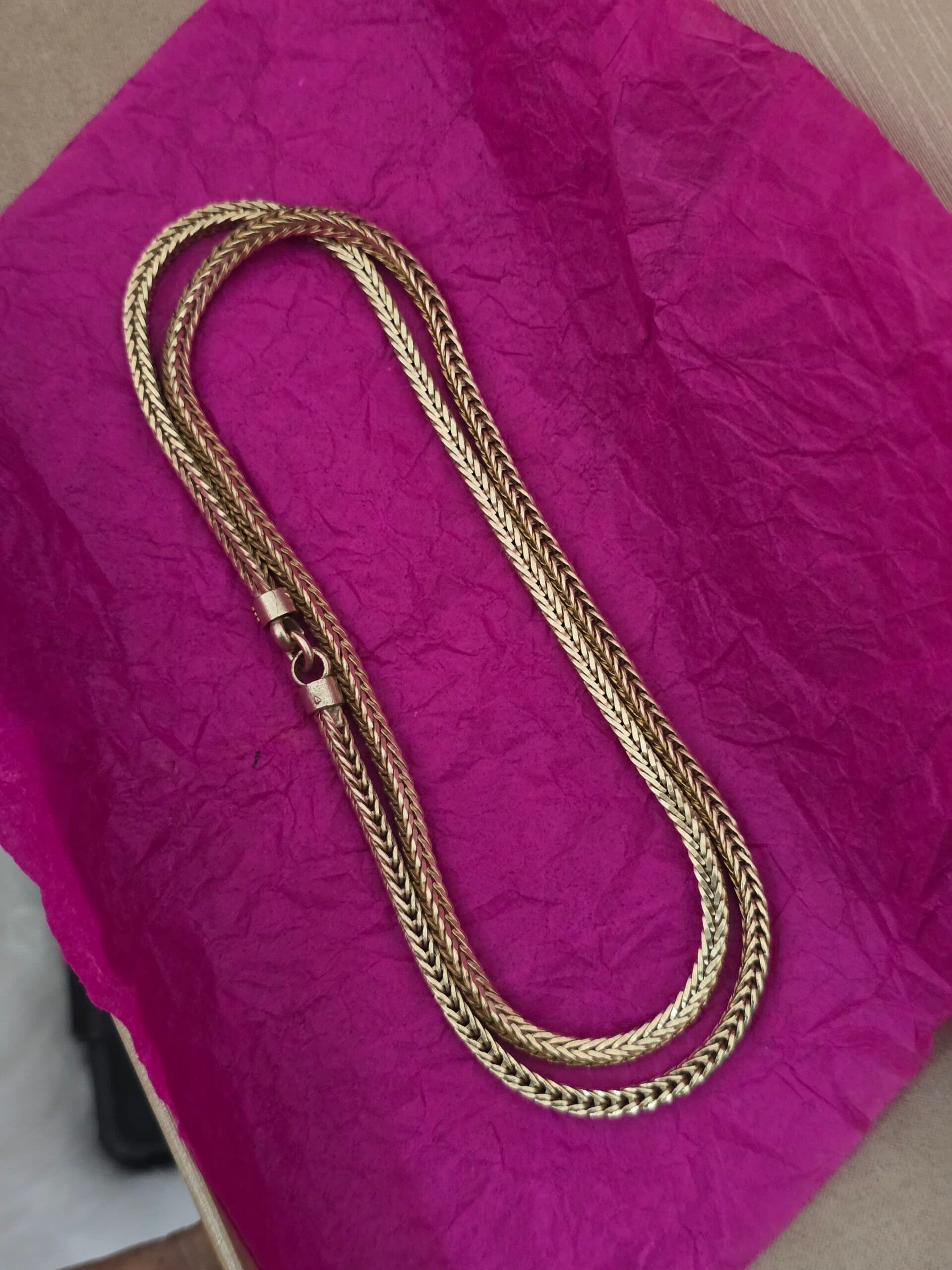 Premium impon thick V pattern chain 24 inch