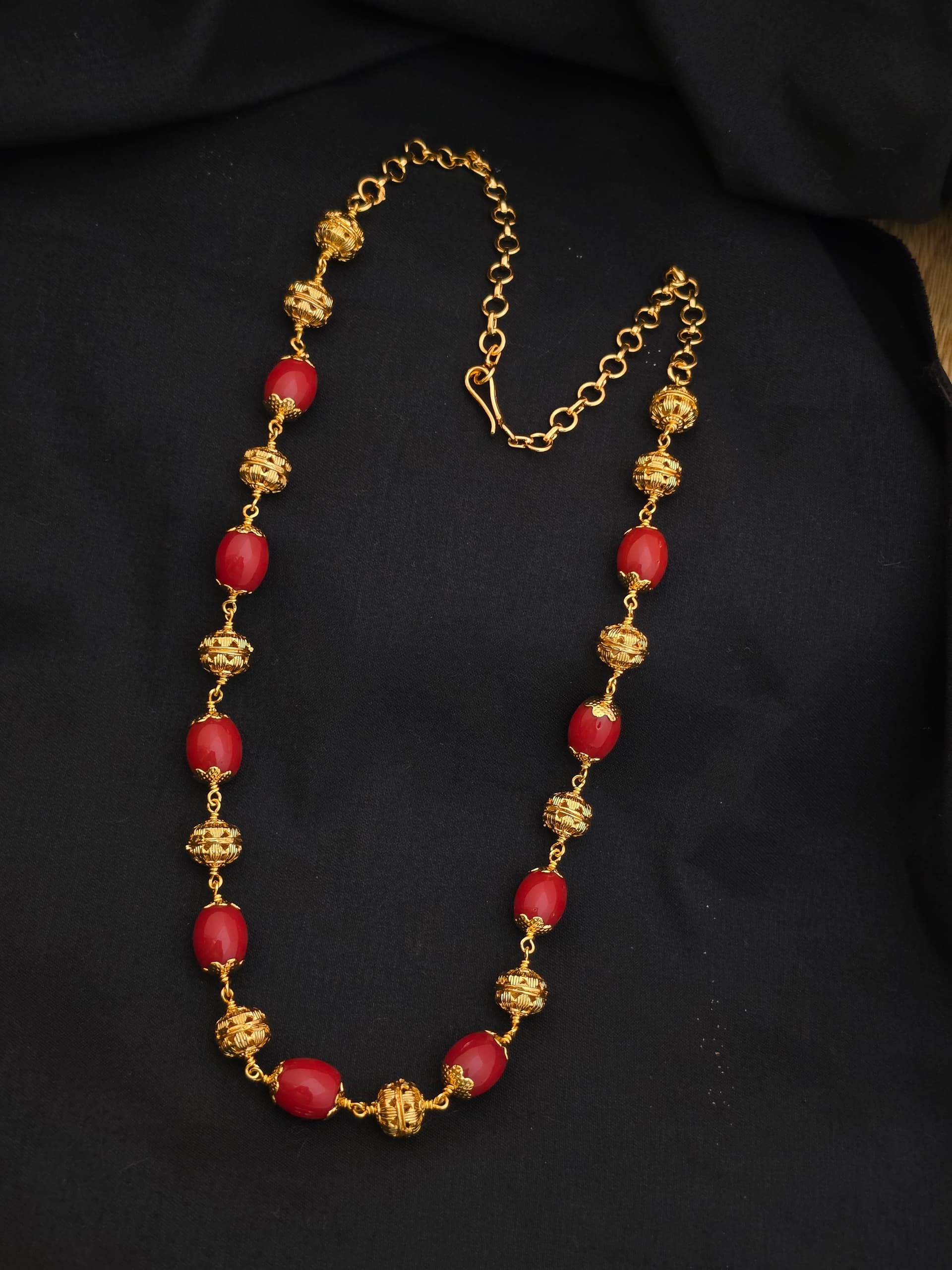 Premium foaming coral 24 inch chain