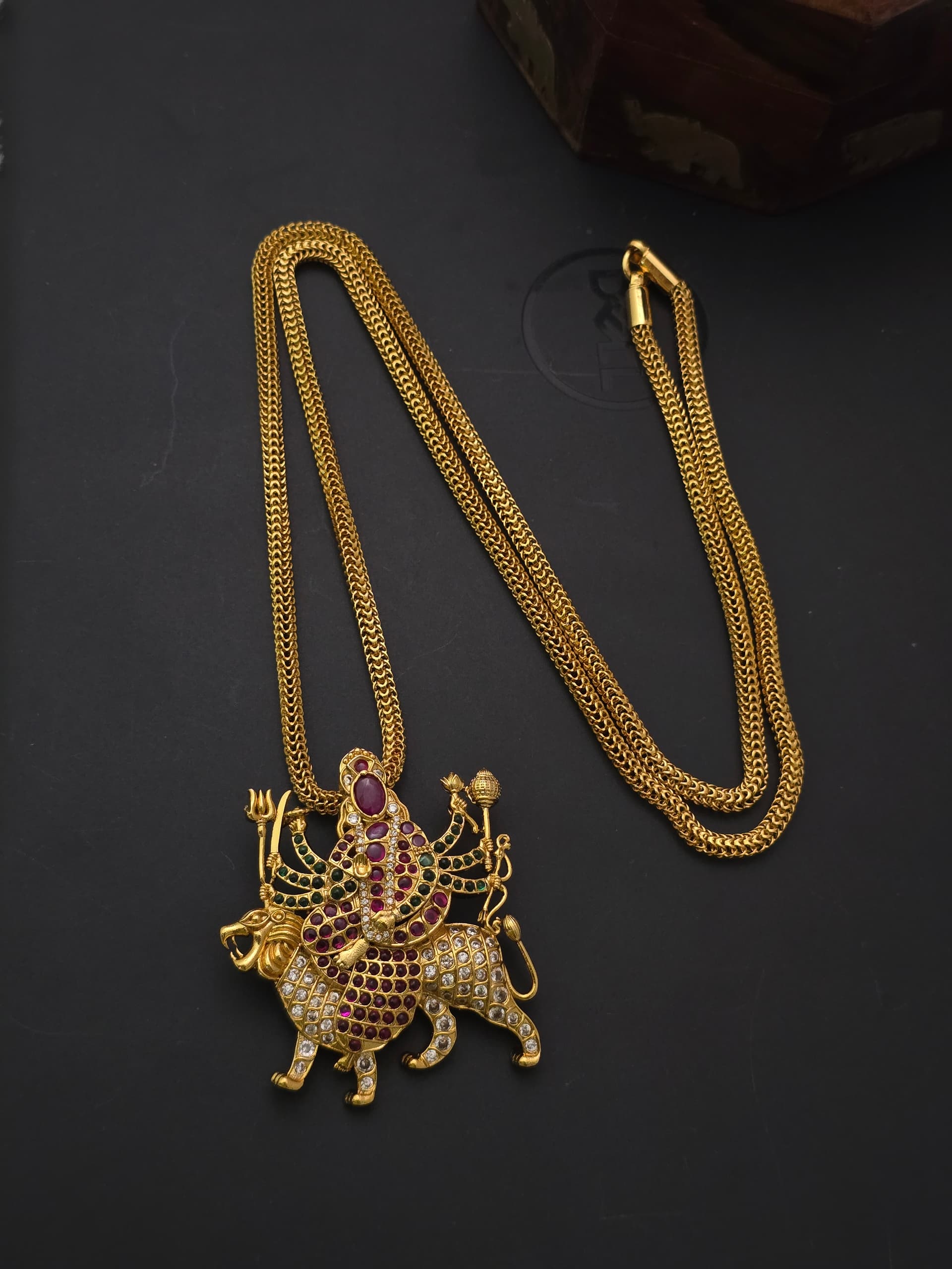 Premium foaming durga devi 30 inch dollar chain
