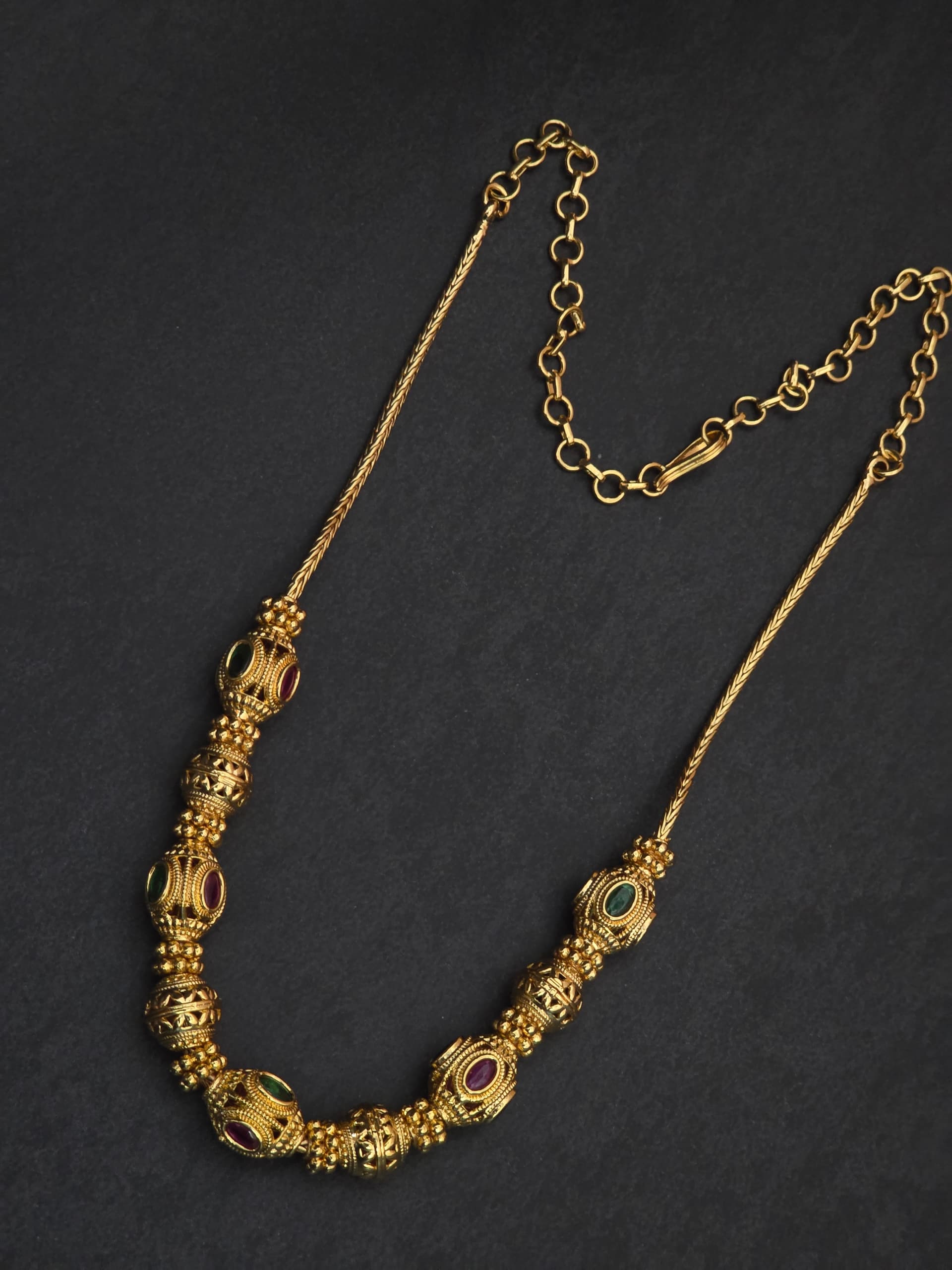 Premium real gold replica ball chain