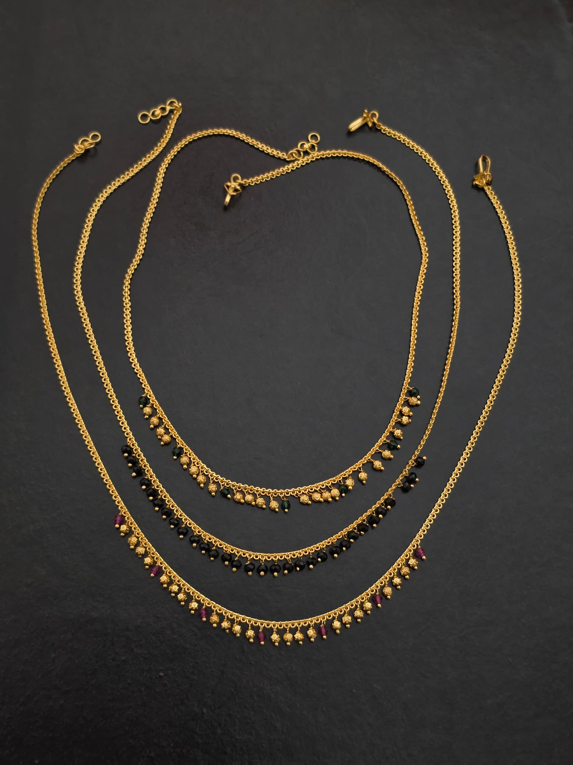 Premium foaming ad stone necklace