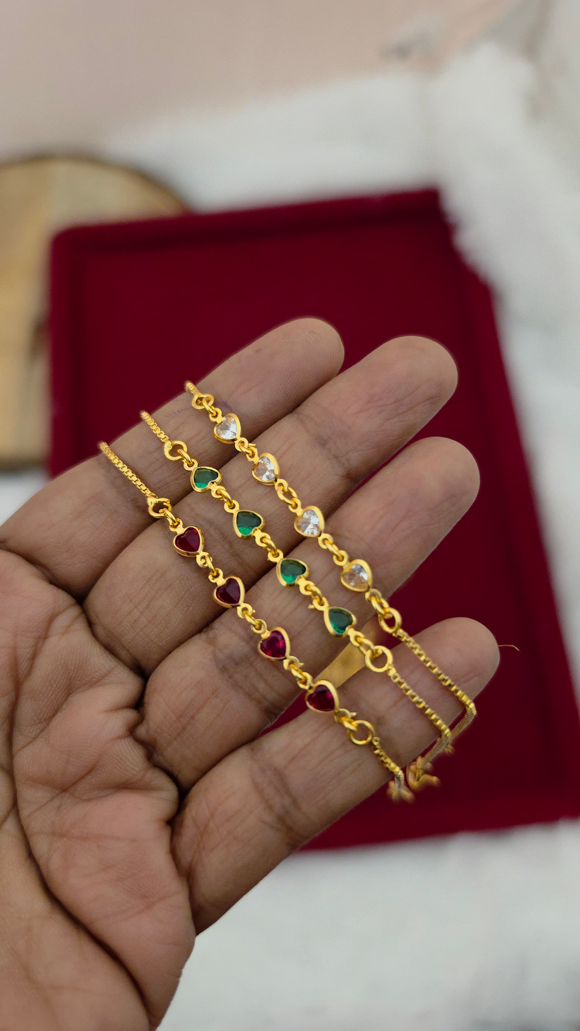Premium  foaming ad stone bracelet with colour variations 