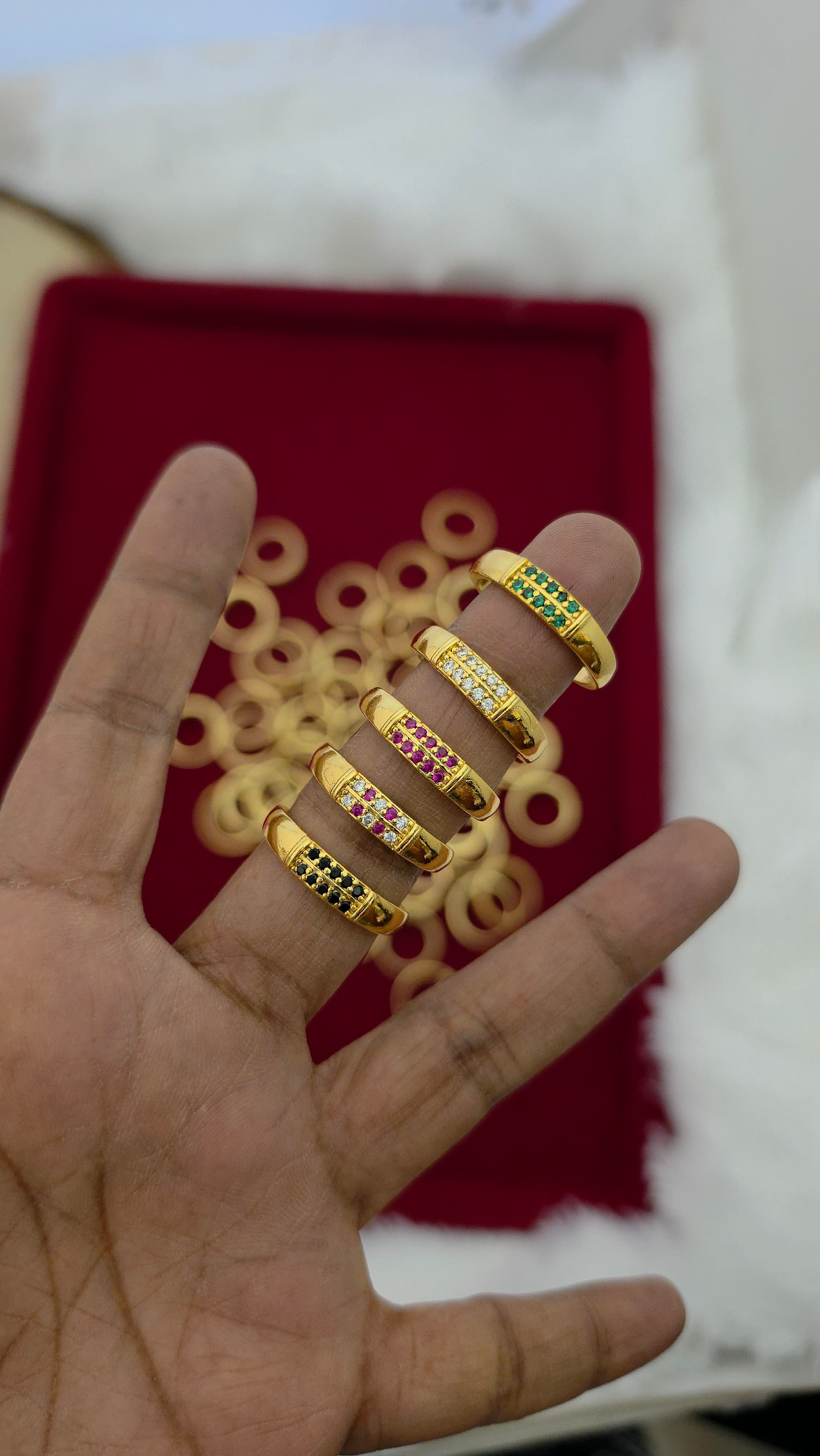 Premium foaming ad stone ring