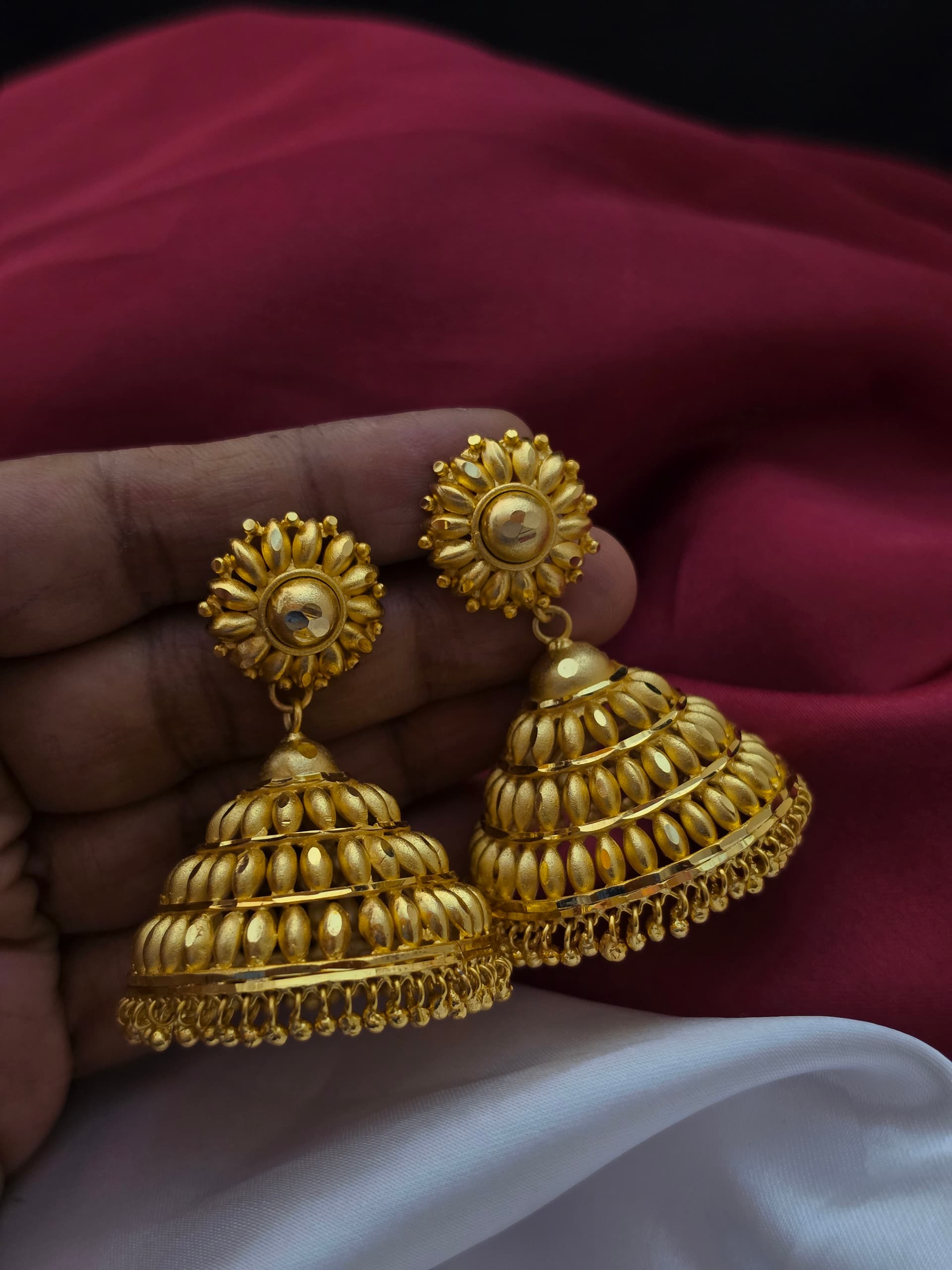  Premium foaming kerala jumbo jhumka