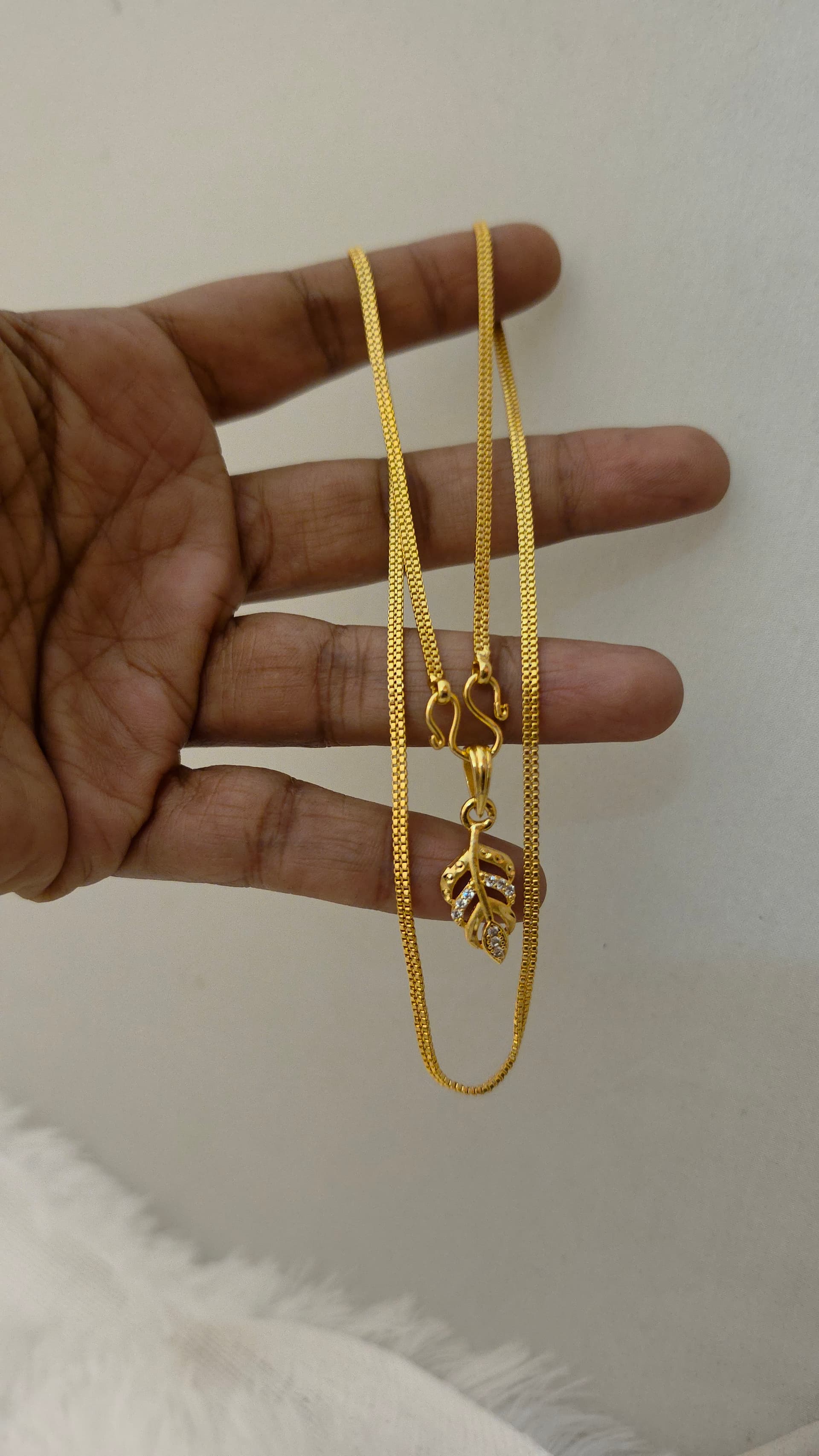 Premium foaming one day offer 18 inch ad stone dollar chain