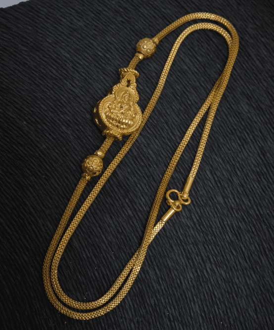 Premium foaming foaming lakshmi reversible mugappu chain