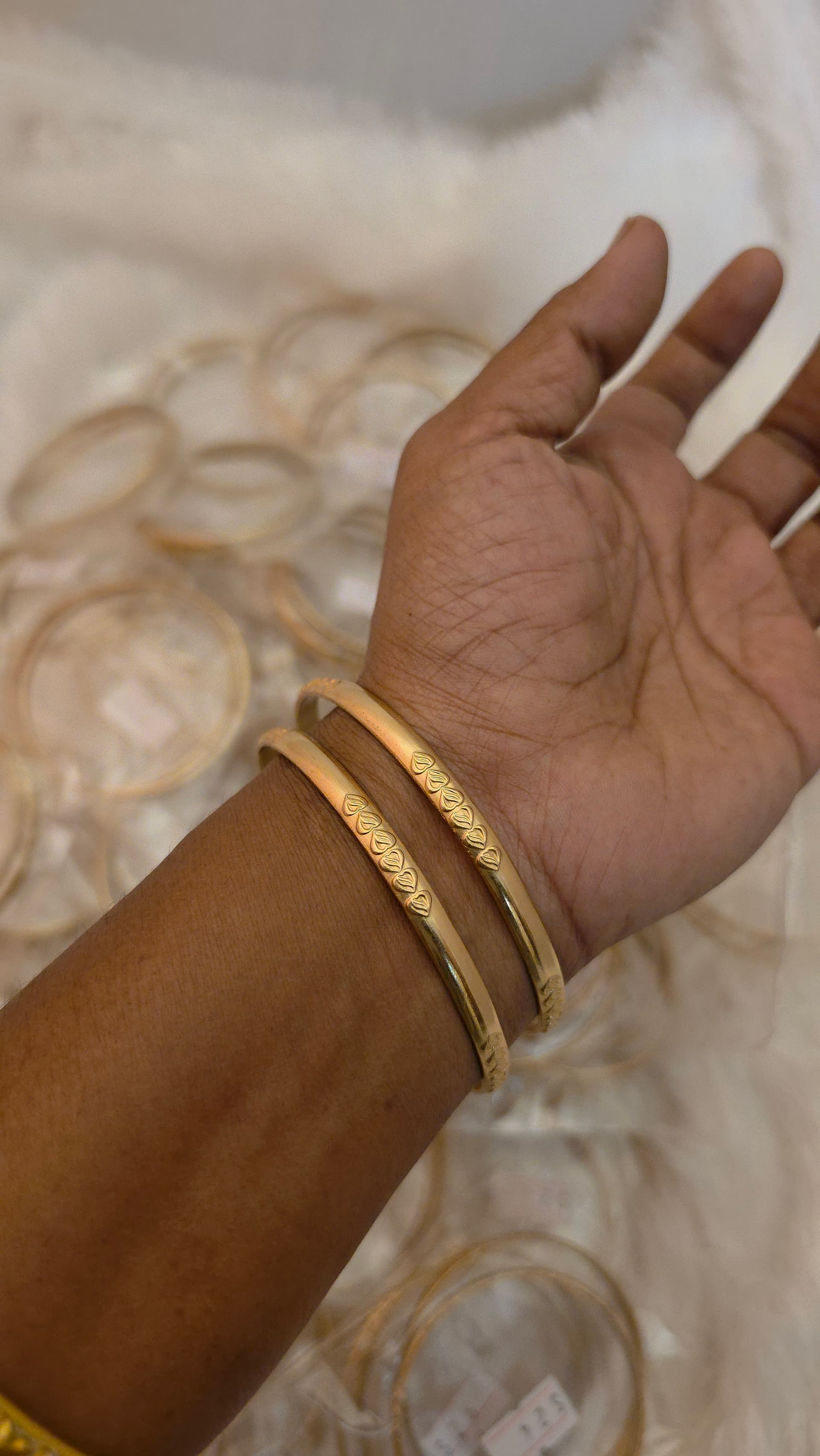 Premium quality impon unpolished bangle