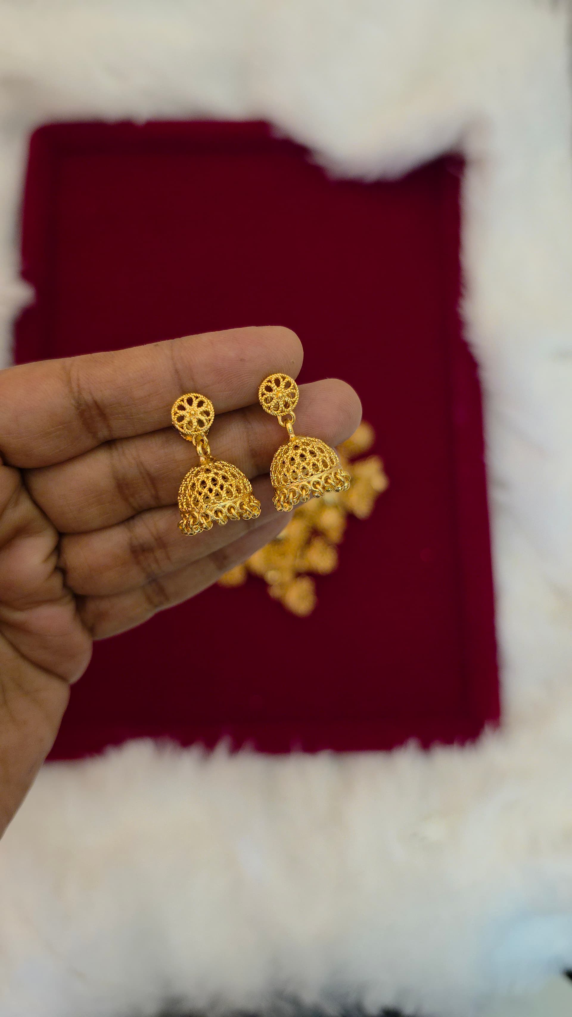 Premium foaming jhumka 2 hours flat sale