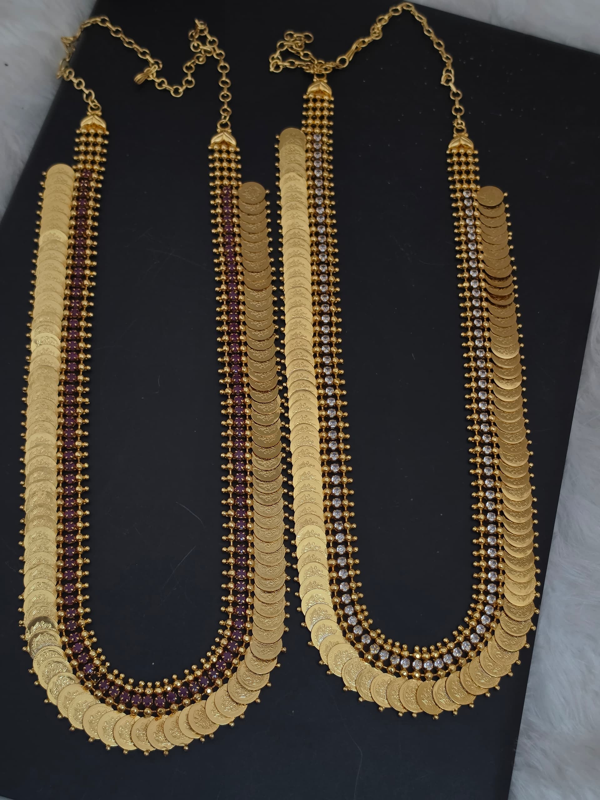 Premium foaming ad stone lakshmi coin haram