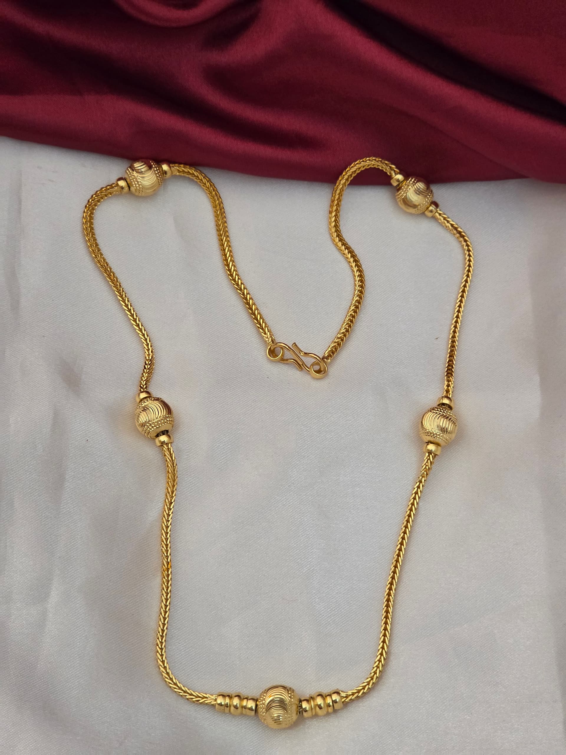 Premium foaming ball chain