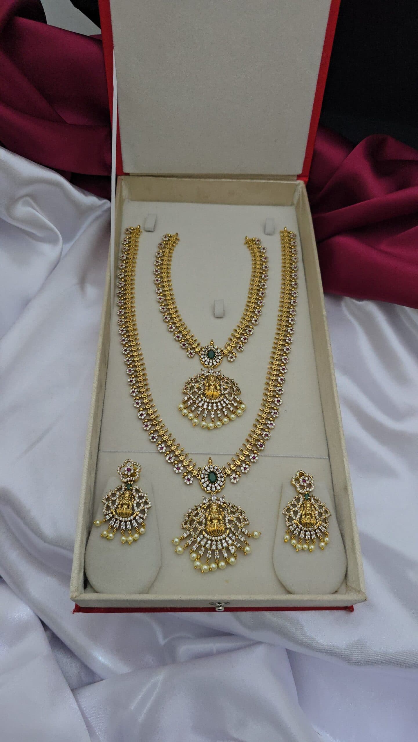 Premium Quality Necklace Haram with stud