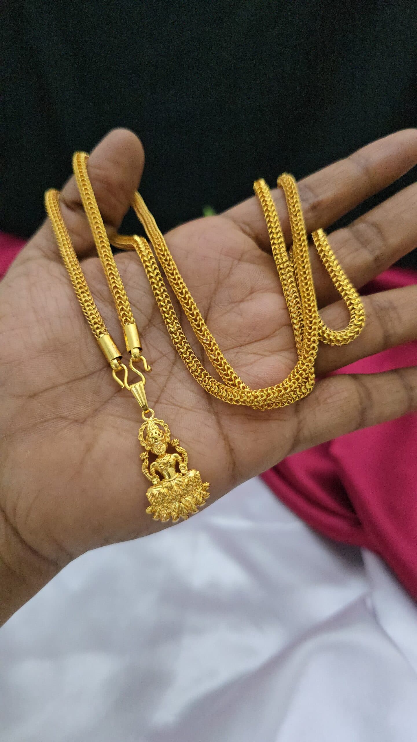 32 inches laxmi goddes dollar chain