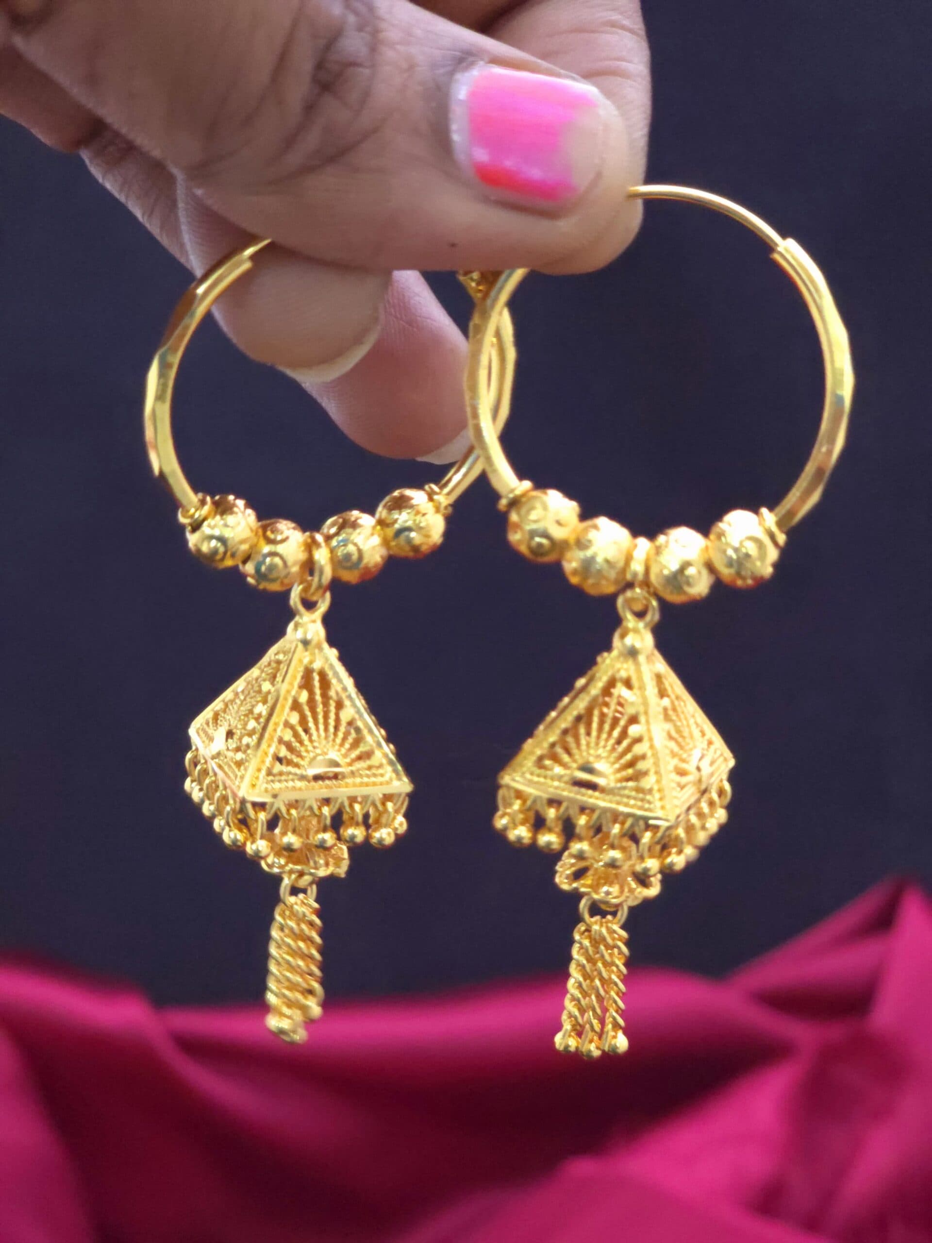 Foaming balli earing