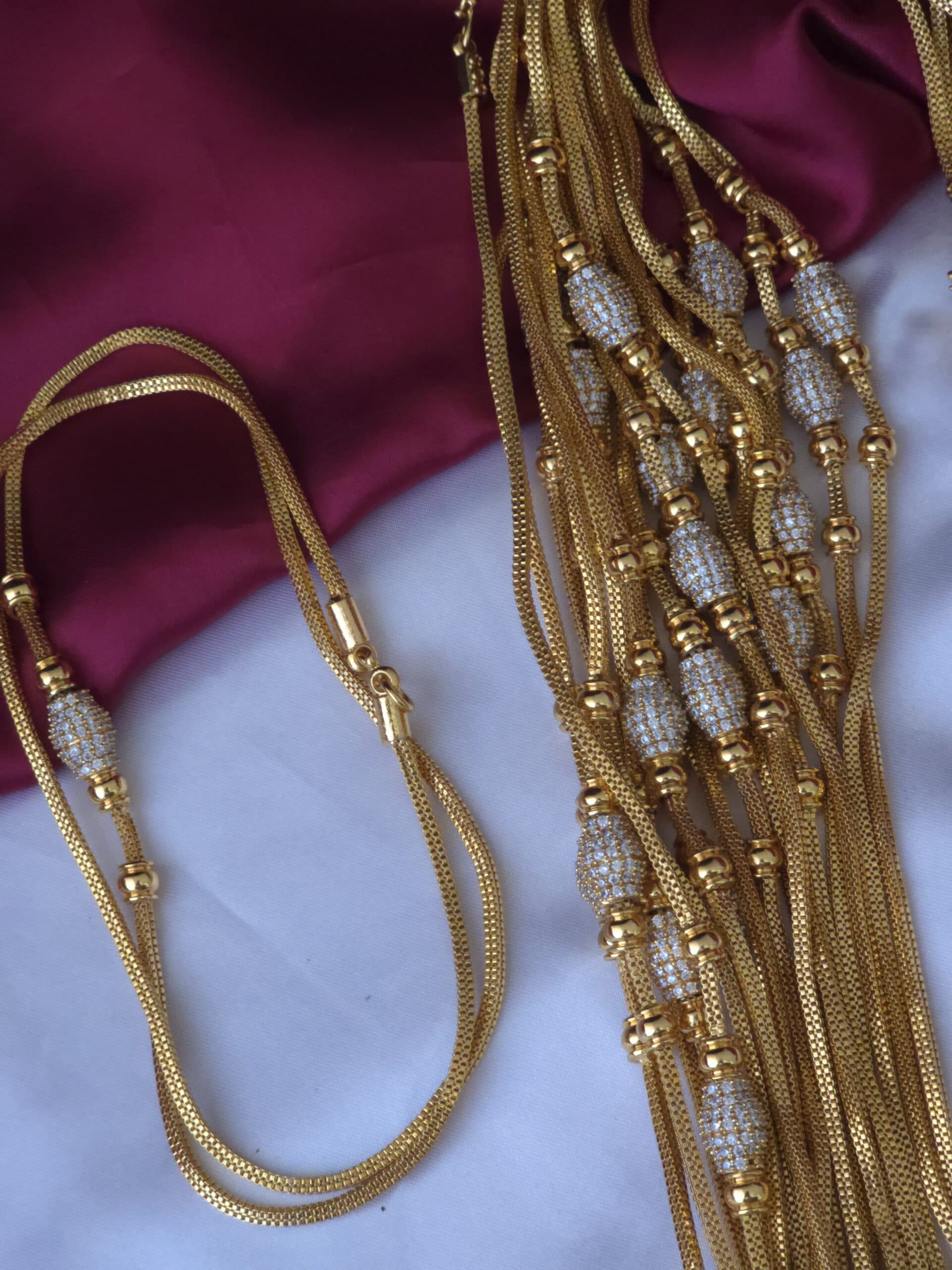 28 inches foaming ad mugappu chain