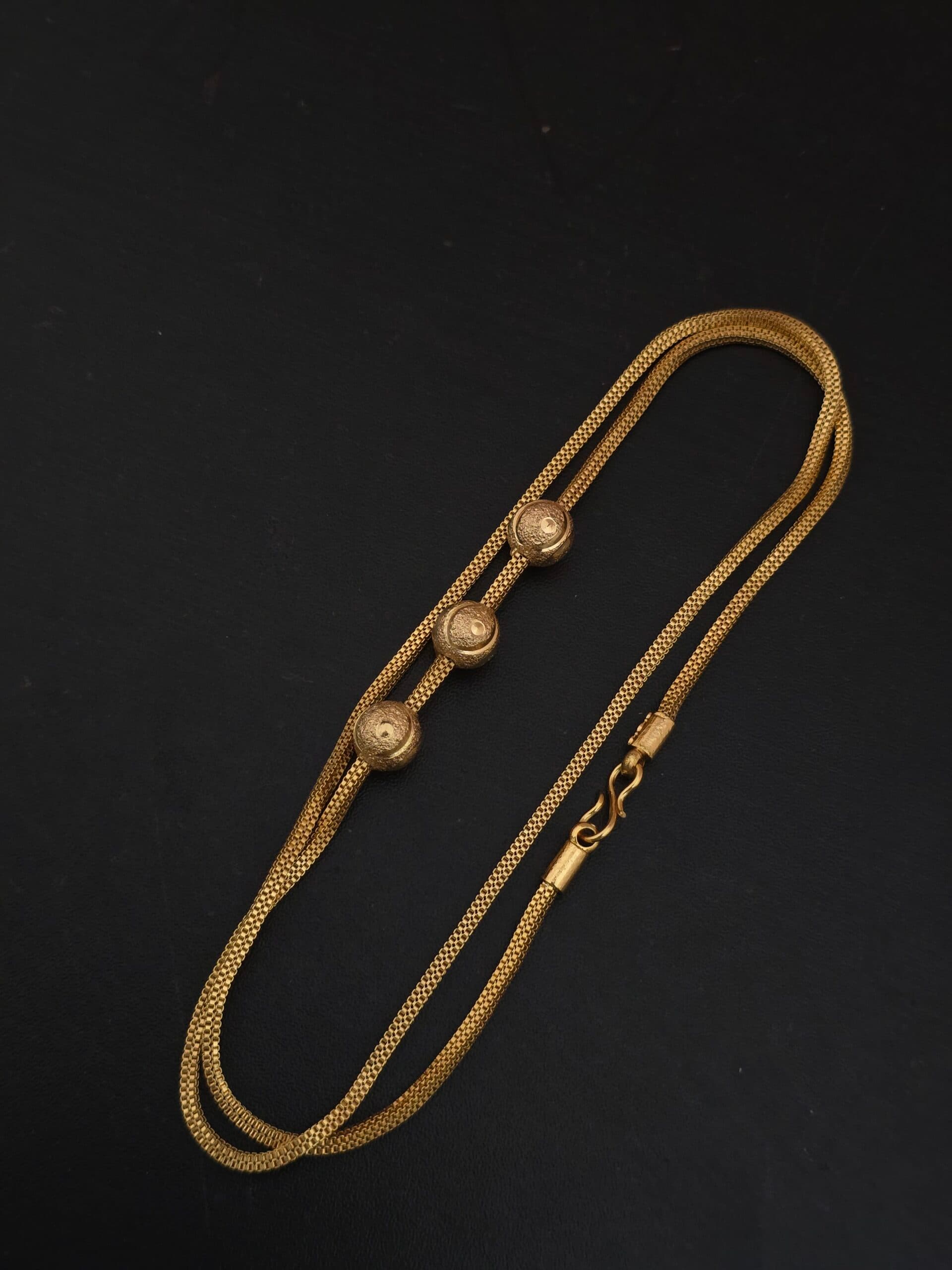 Premium foaming 3 ball foaming mugappu chain