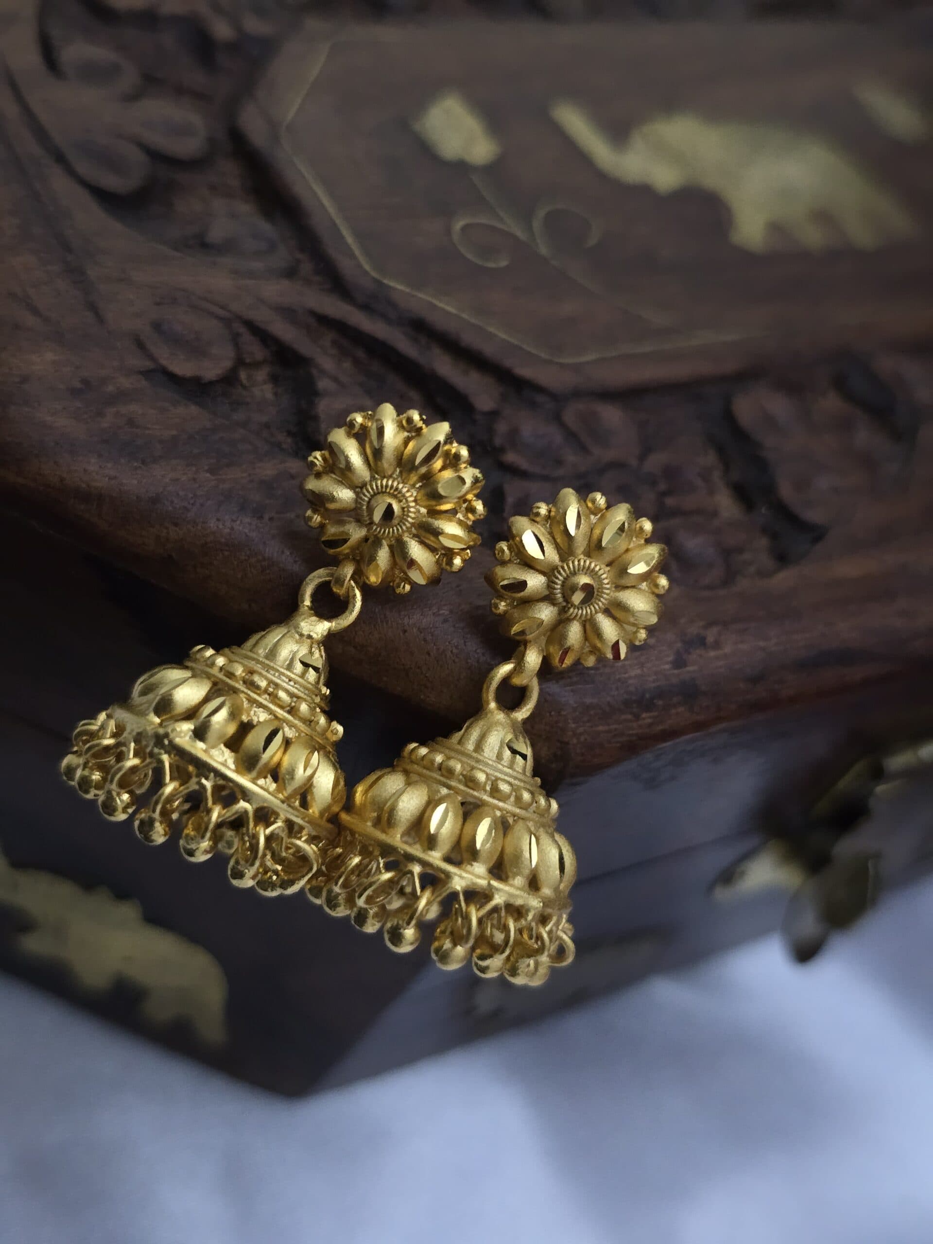 Premium foaming kerela jhumka detachable
