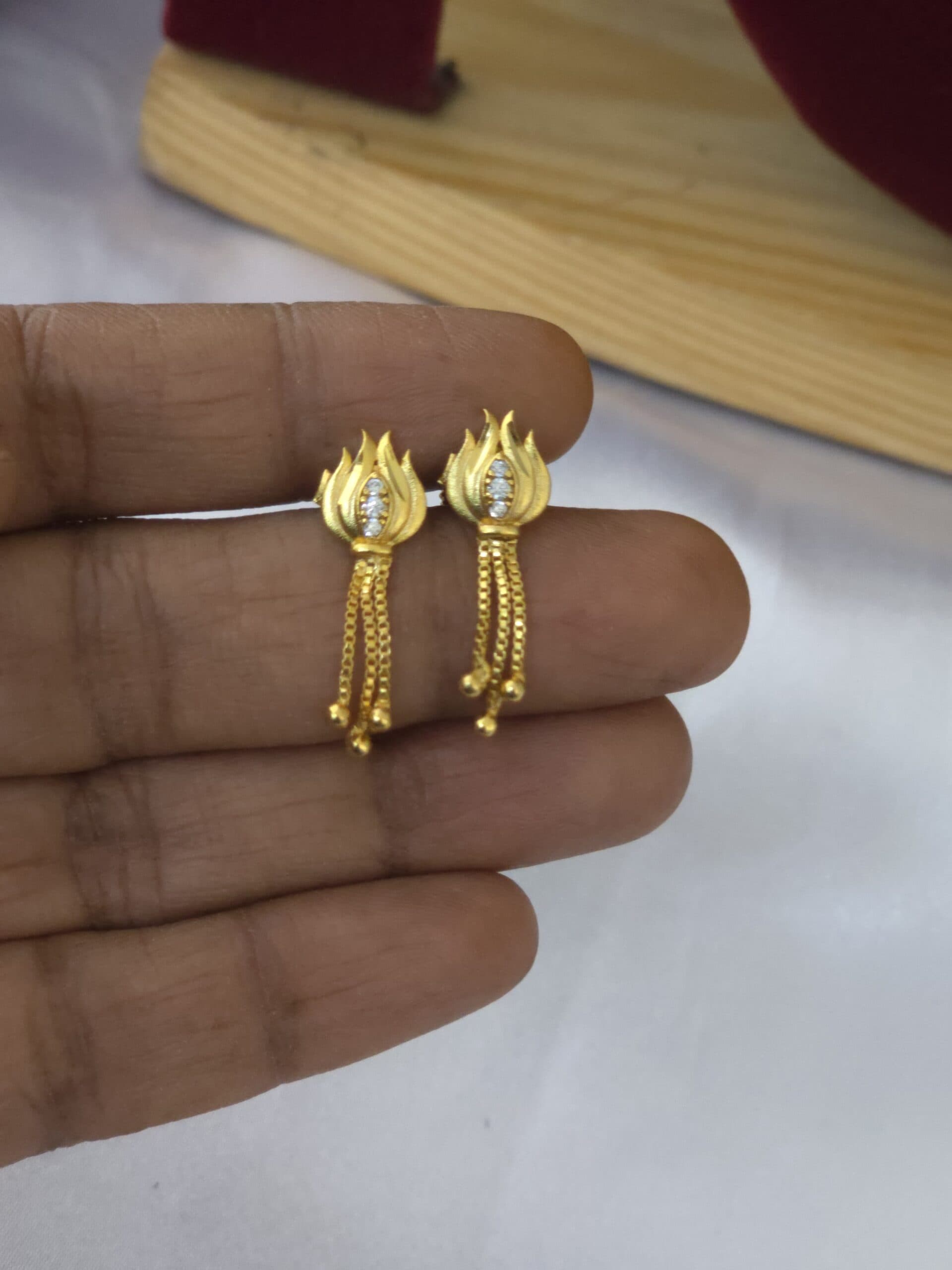 Premium foaming ad chain drops earing