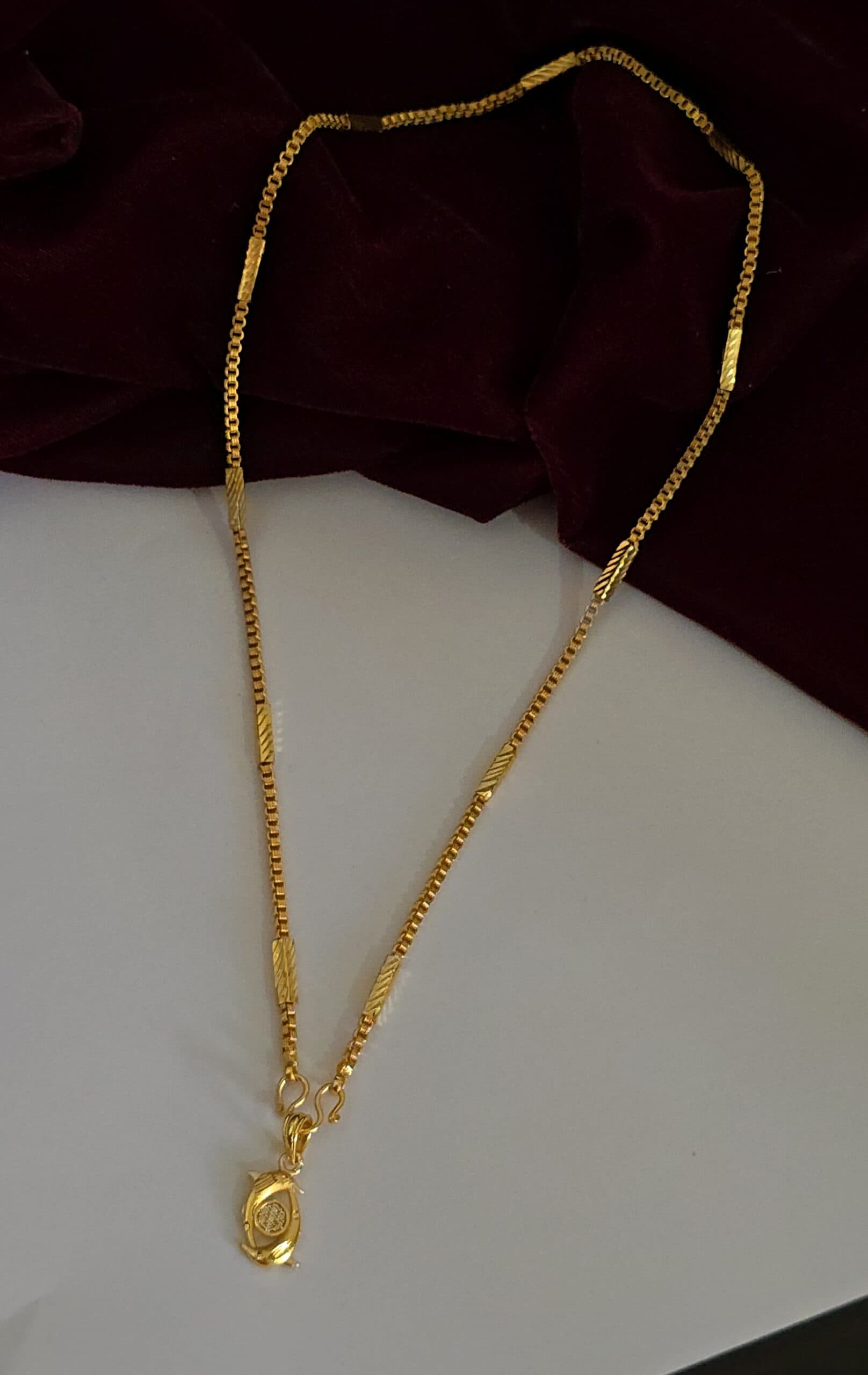 Foaming stone dollar chain