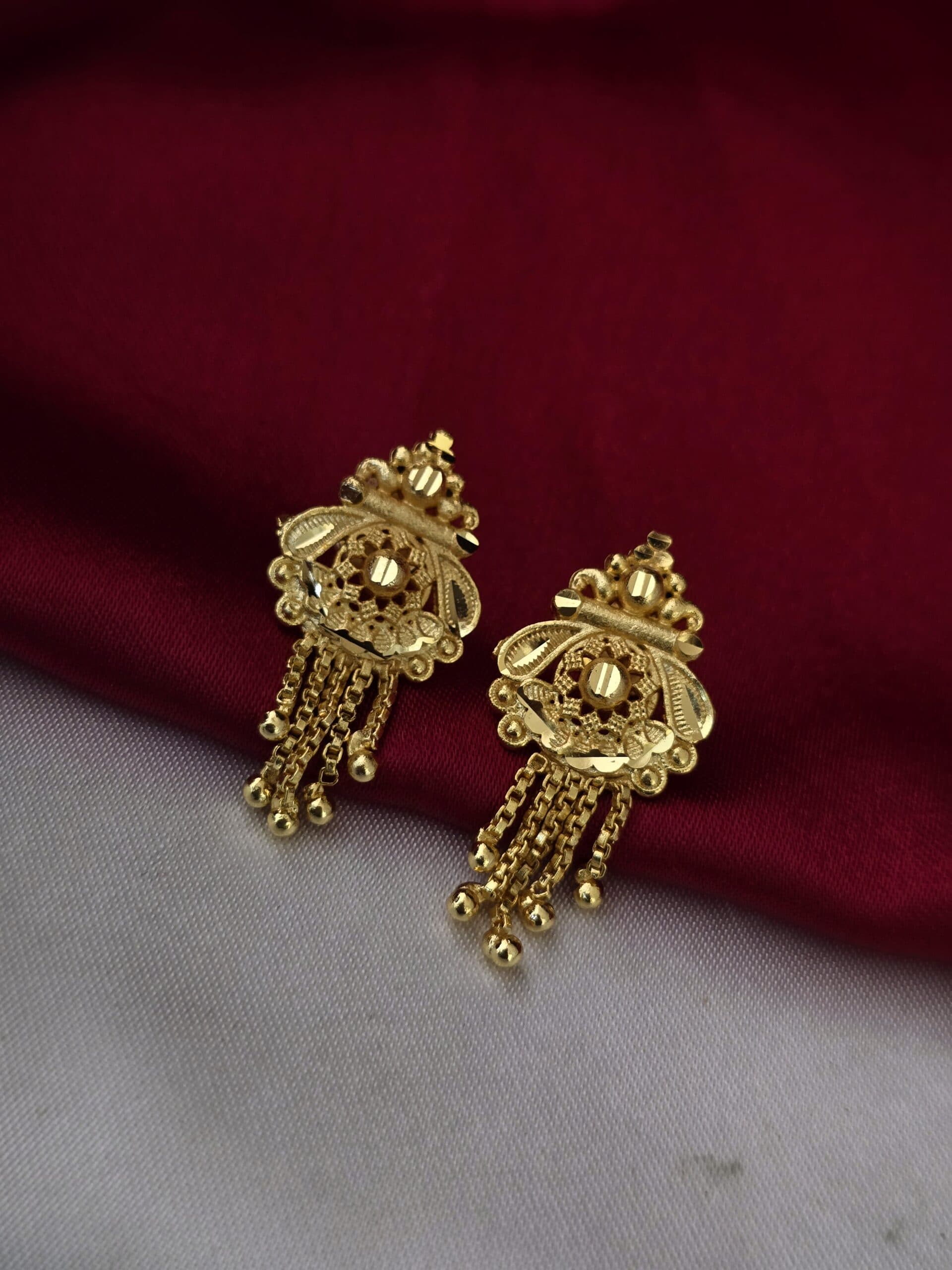 Premium foaming chain drops earing