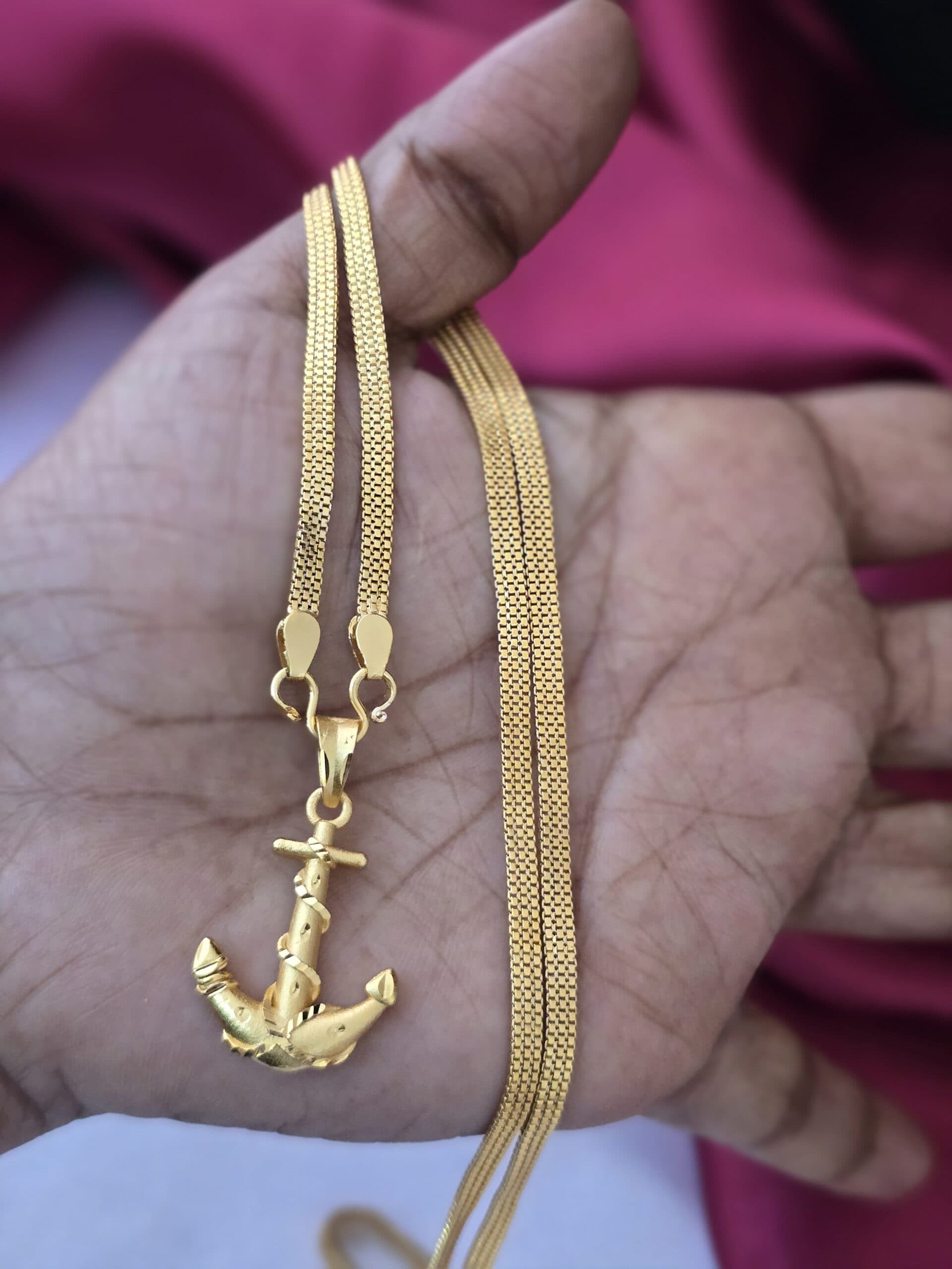 Premium foaming 18 inches nangooram dollar chain