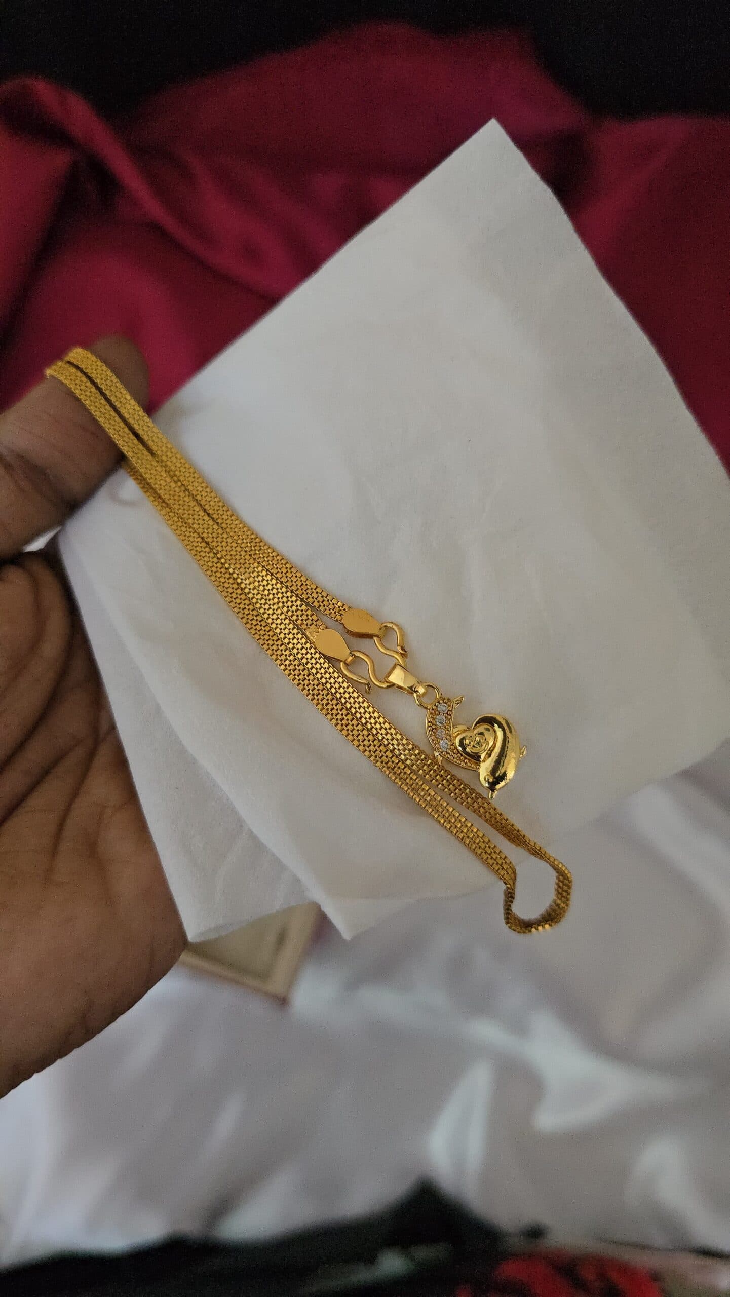 Premium foaming 18 inches dolphin ad dollar chain