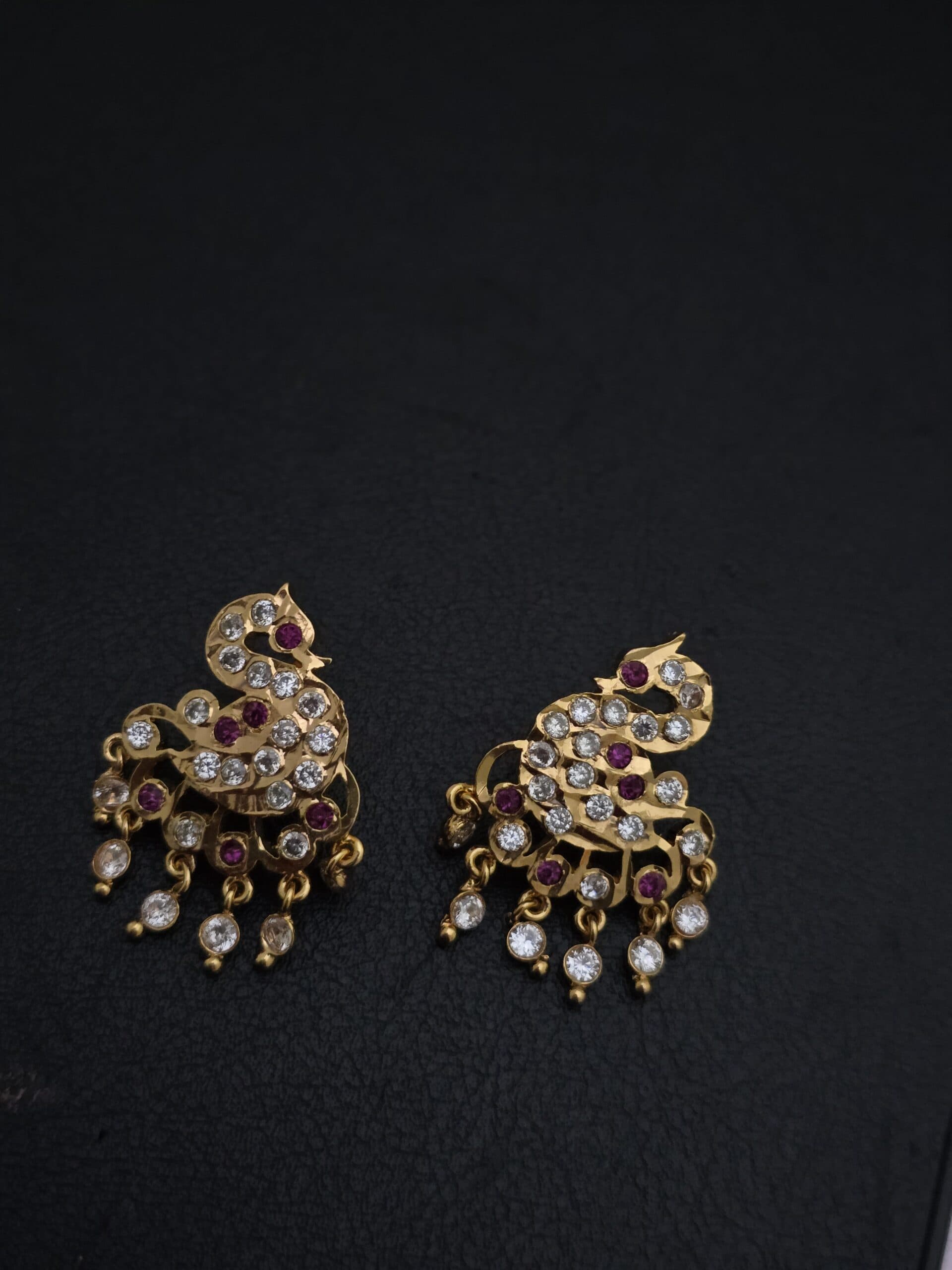 Premium quality impon peacock earing