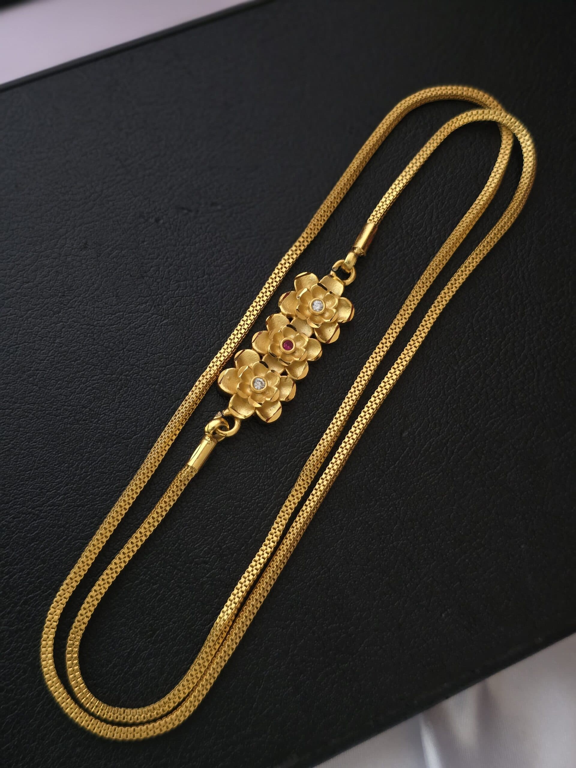 Premium foaming 28 inches ad mugappu chain