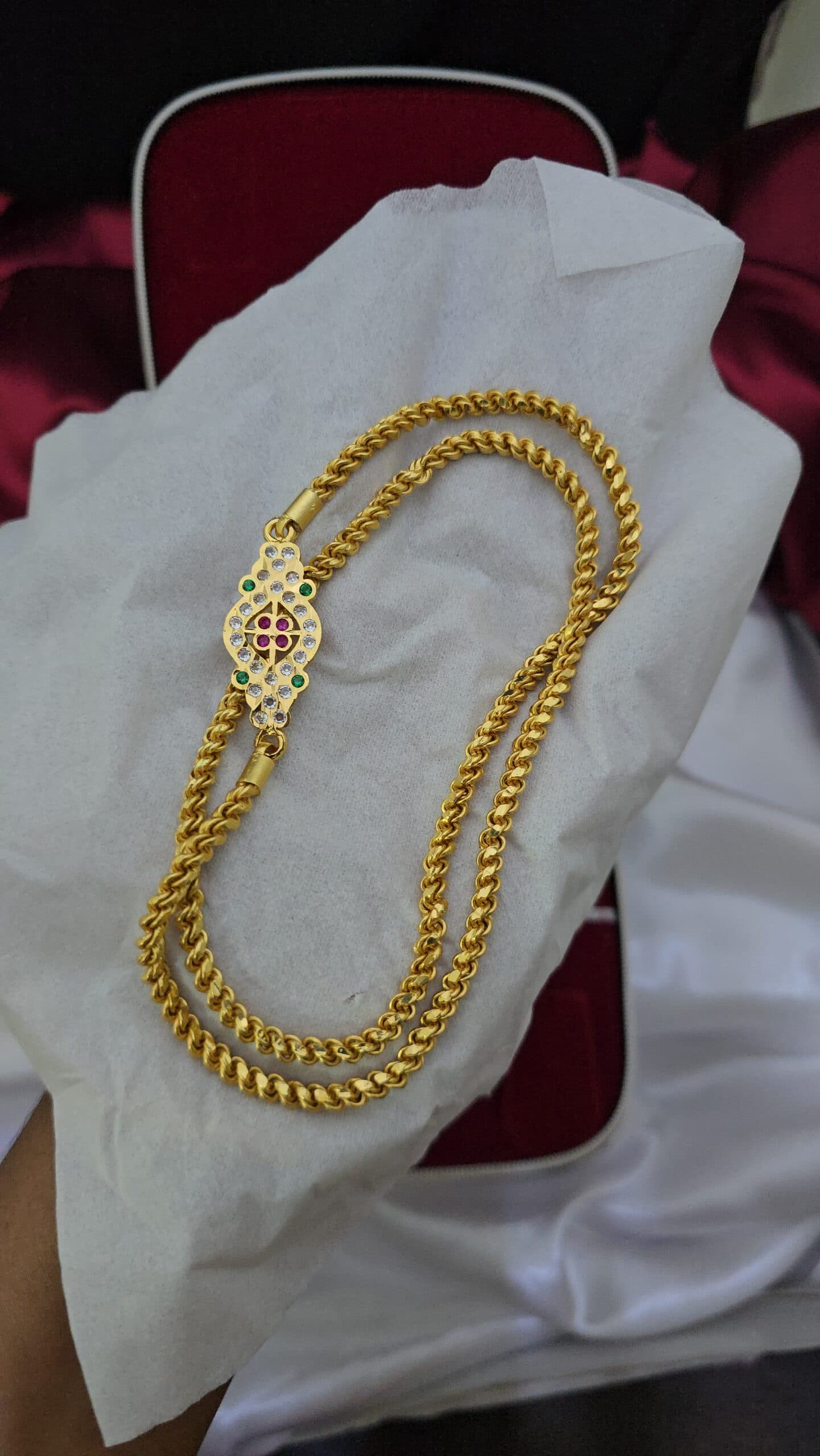 Premium foaming 28 inches impon mugappu chain