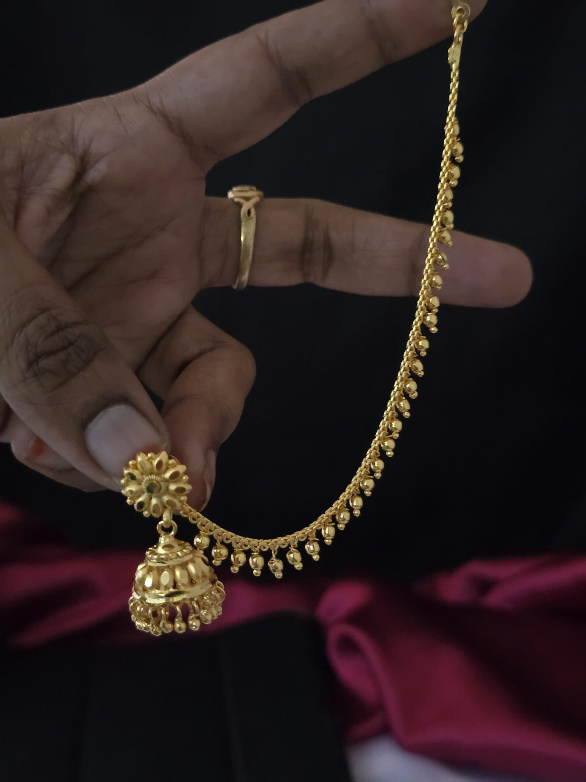 Foaming jhumka and mattal