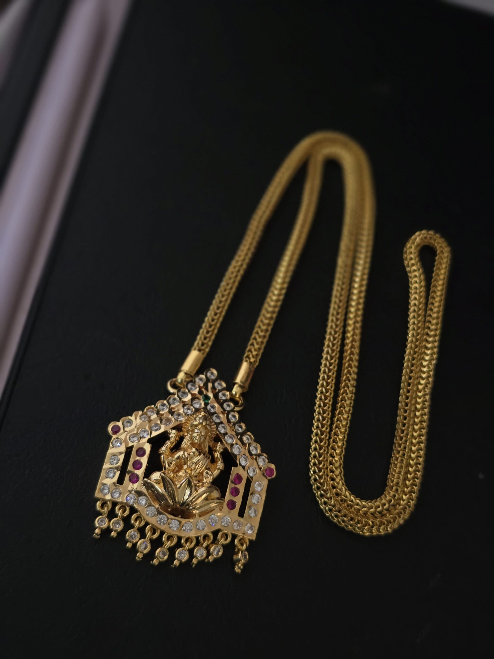 Premium goddess lakshmi impon dollar chain