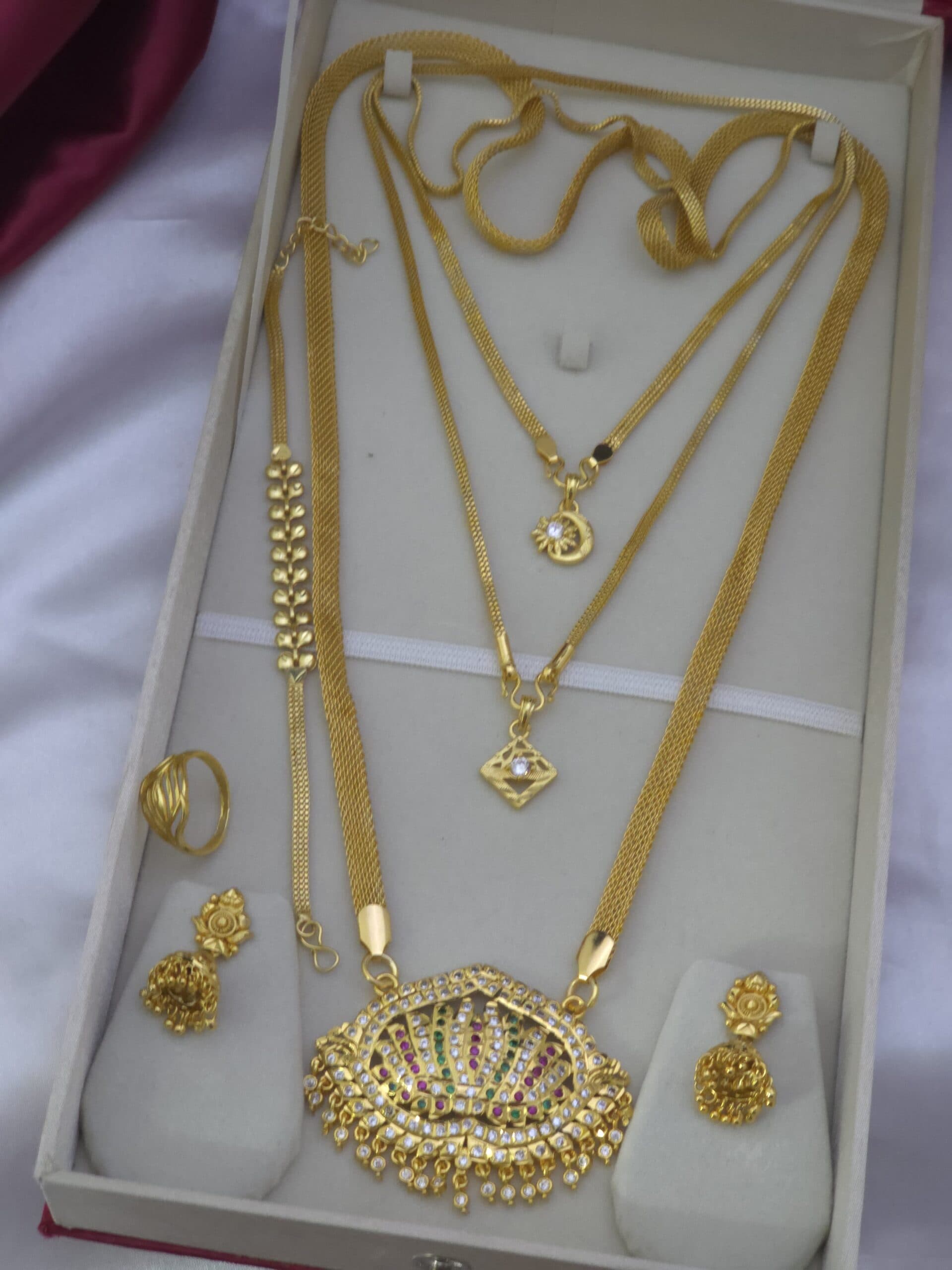 Premium impon lotus come micro dollar chain combo