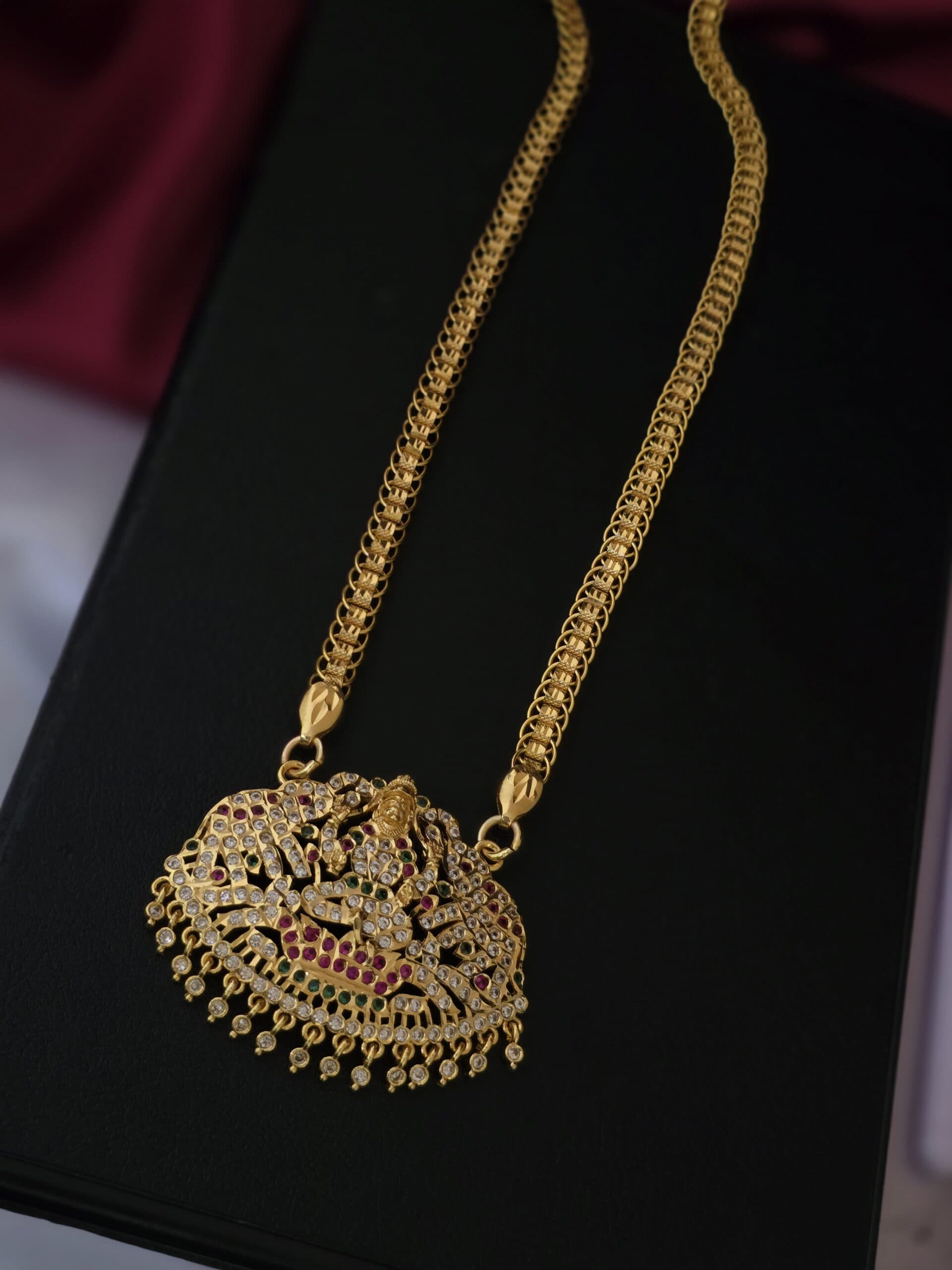 Premium impon ad gajalakshmi dollar chain