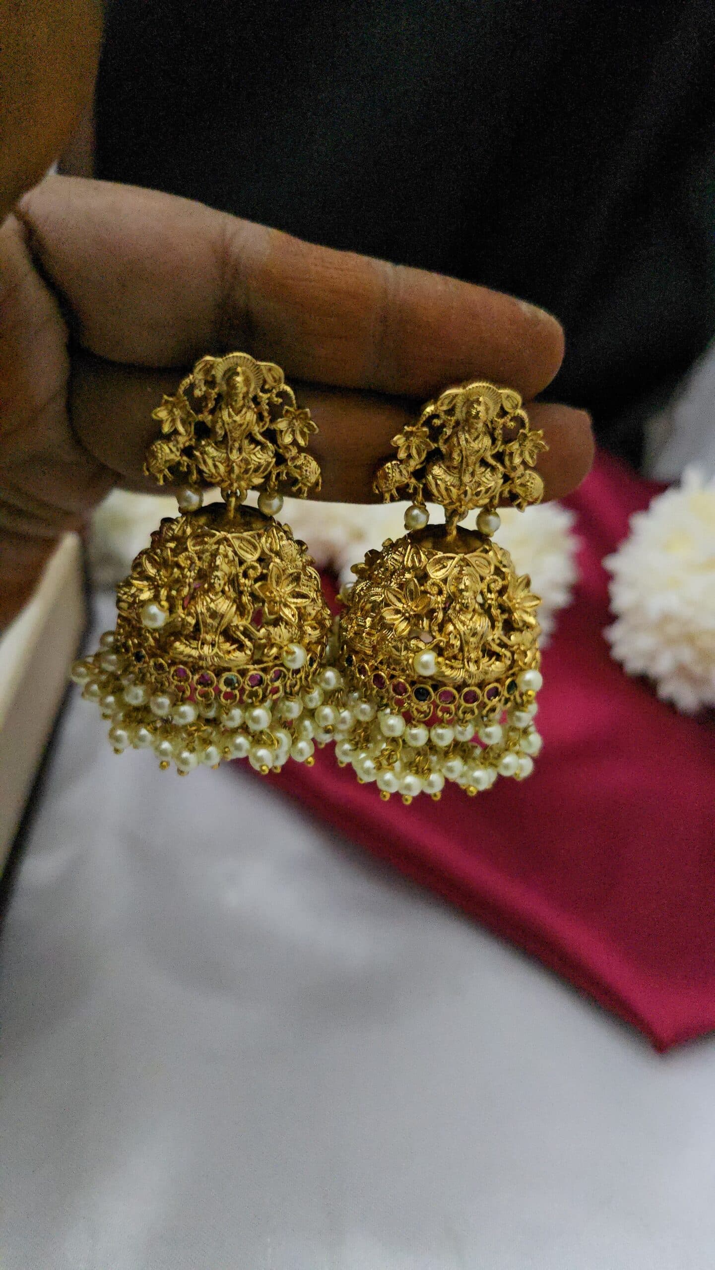 Premium matt finish kemp kuttabusalu jhumka