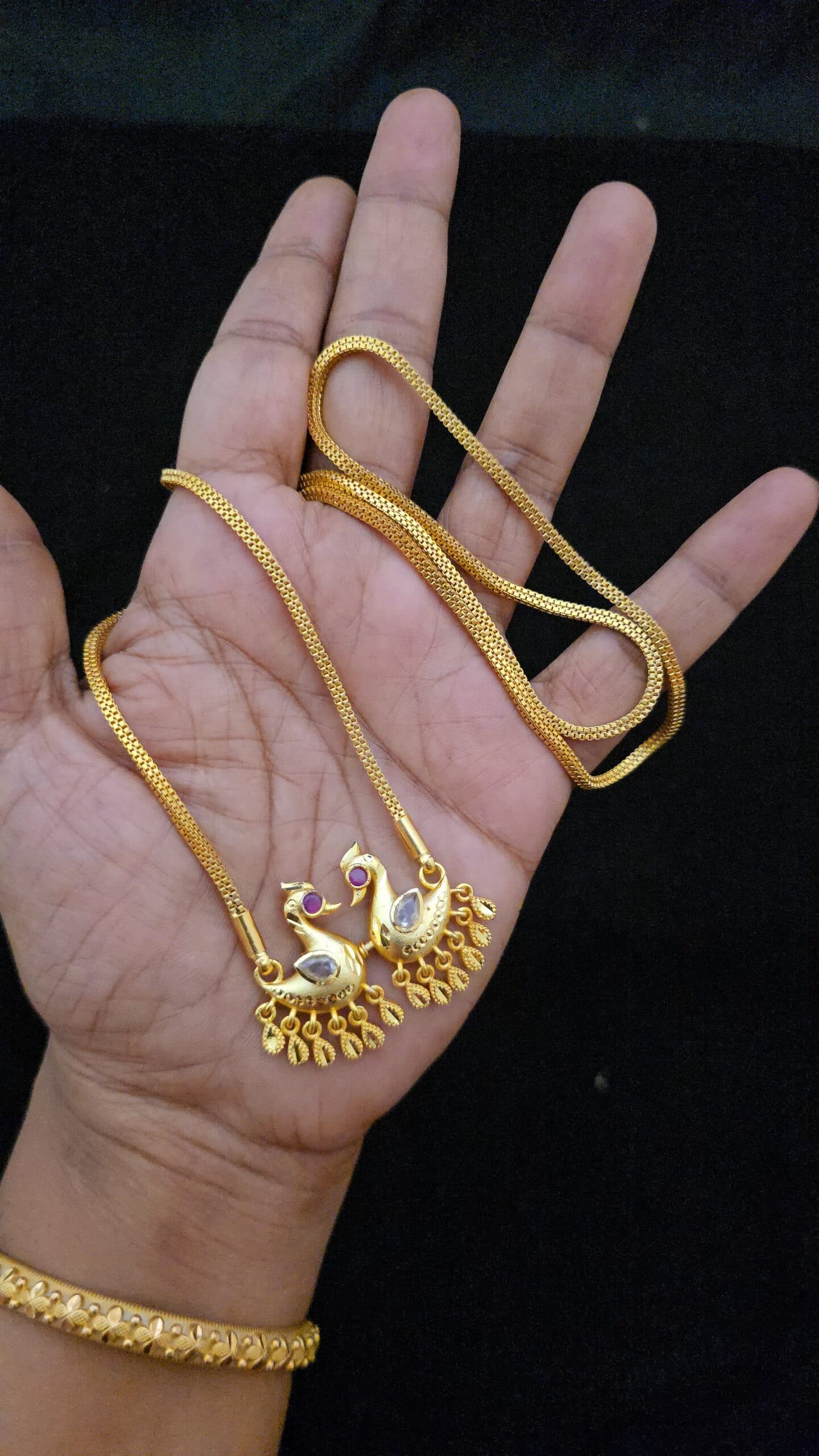 Premium 28 inches ad swan dollar chain