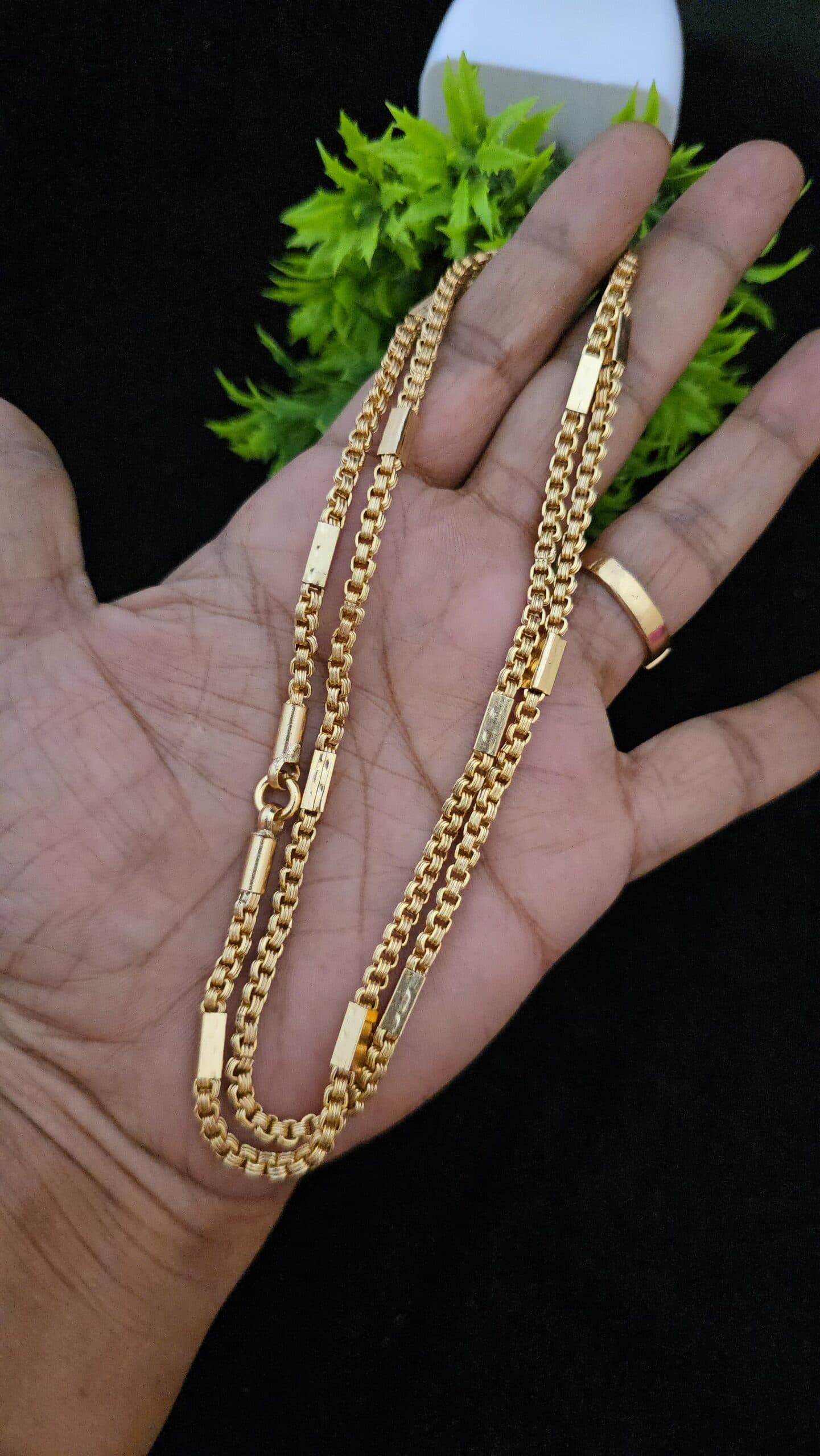 Premium impon chain 24 inches savitham kattam design
