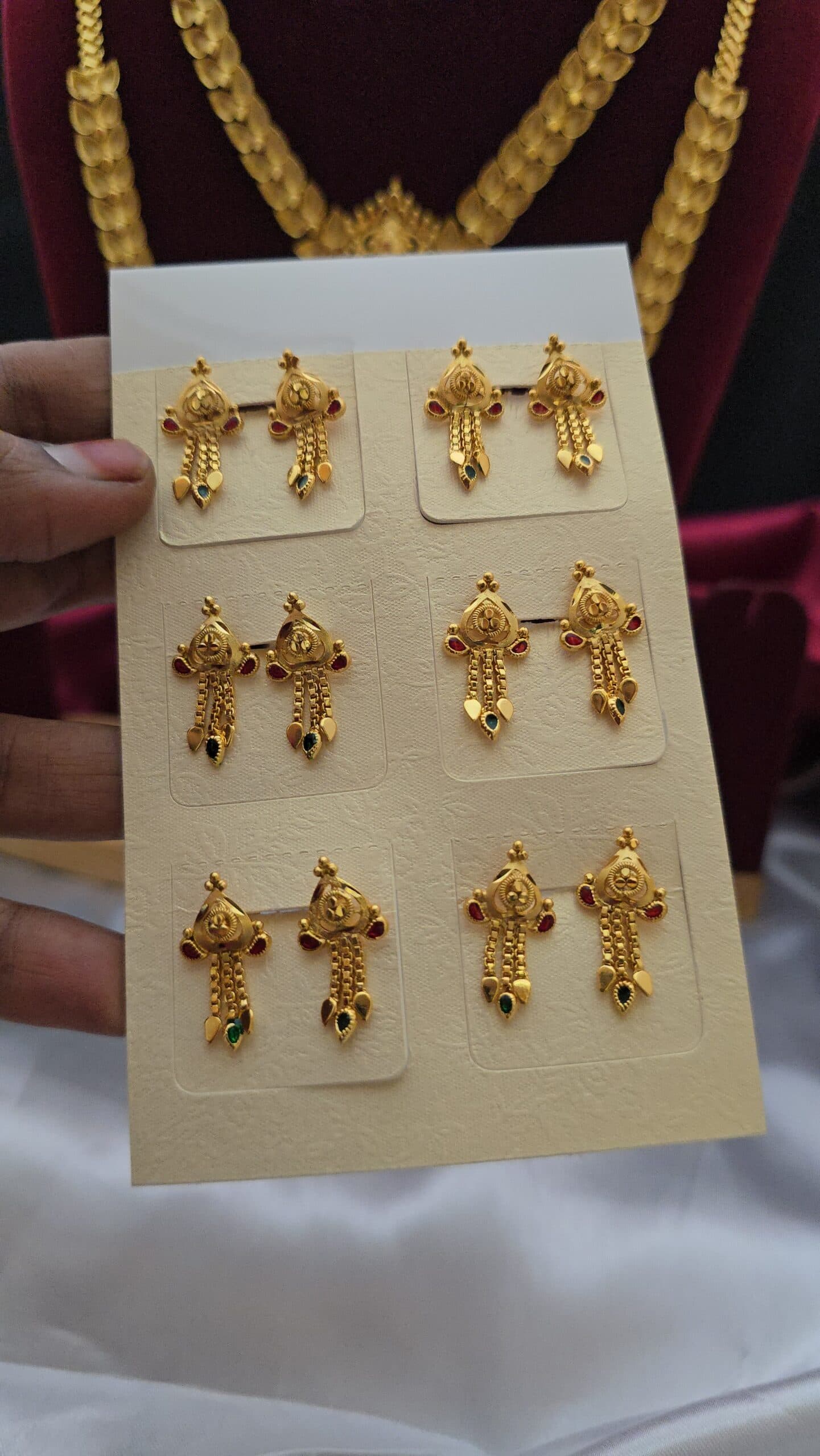 Premium Foaming enamel chain drops earing