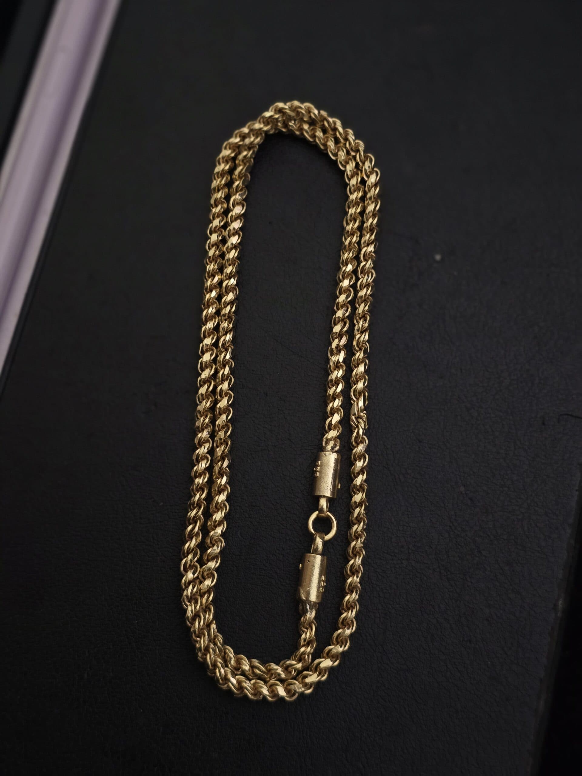 Premium Impon murukku chain comes 24 inches