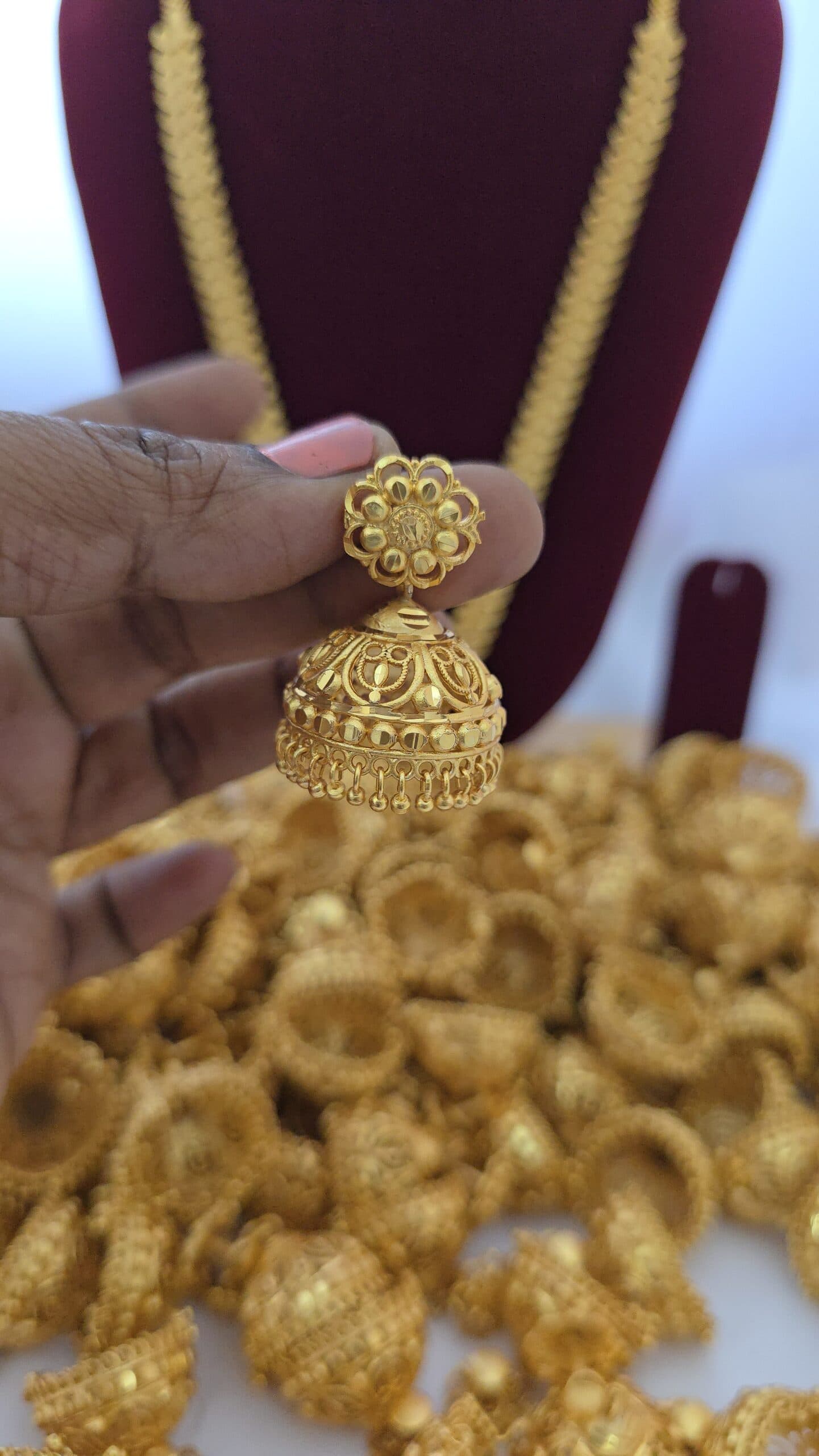 Premium Foaming detachable jhumkaPremium Foaming detachable jhumka
