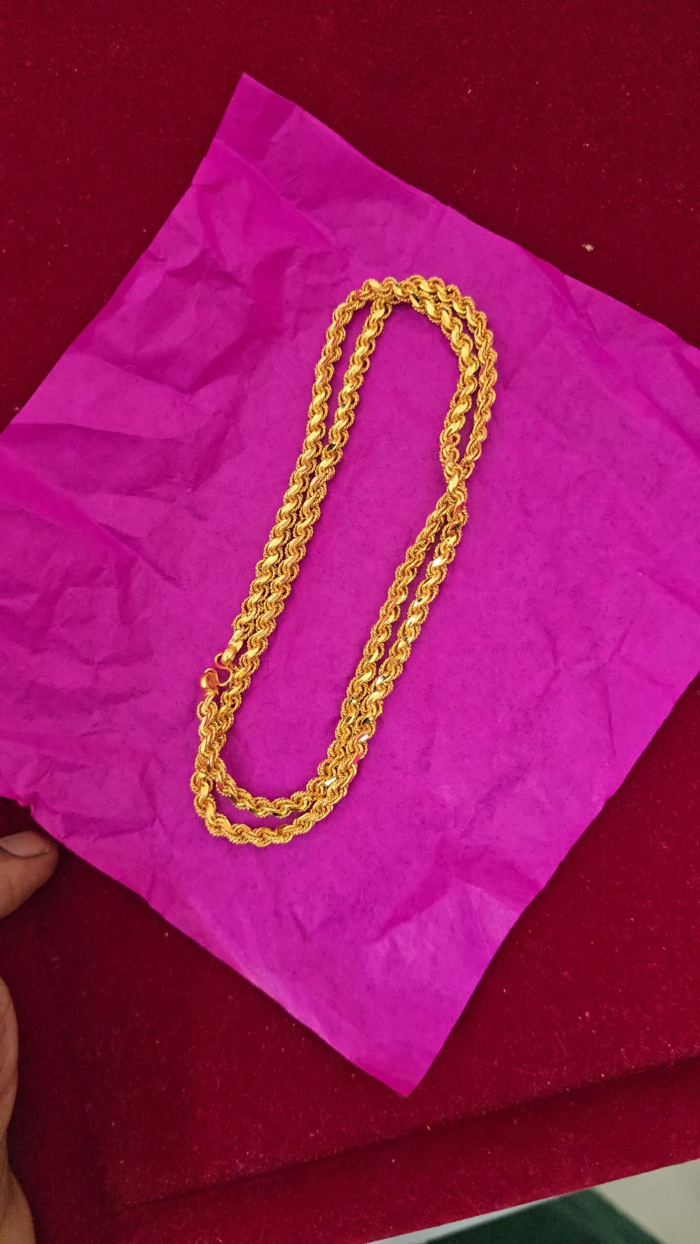 Premium foaming 24 inch double murukku chain