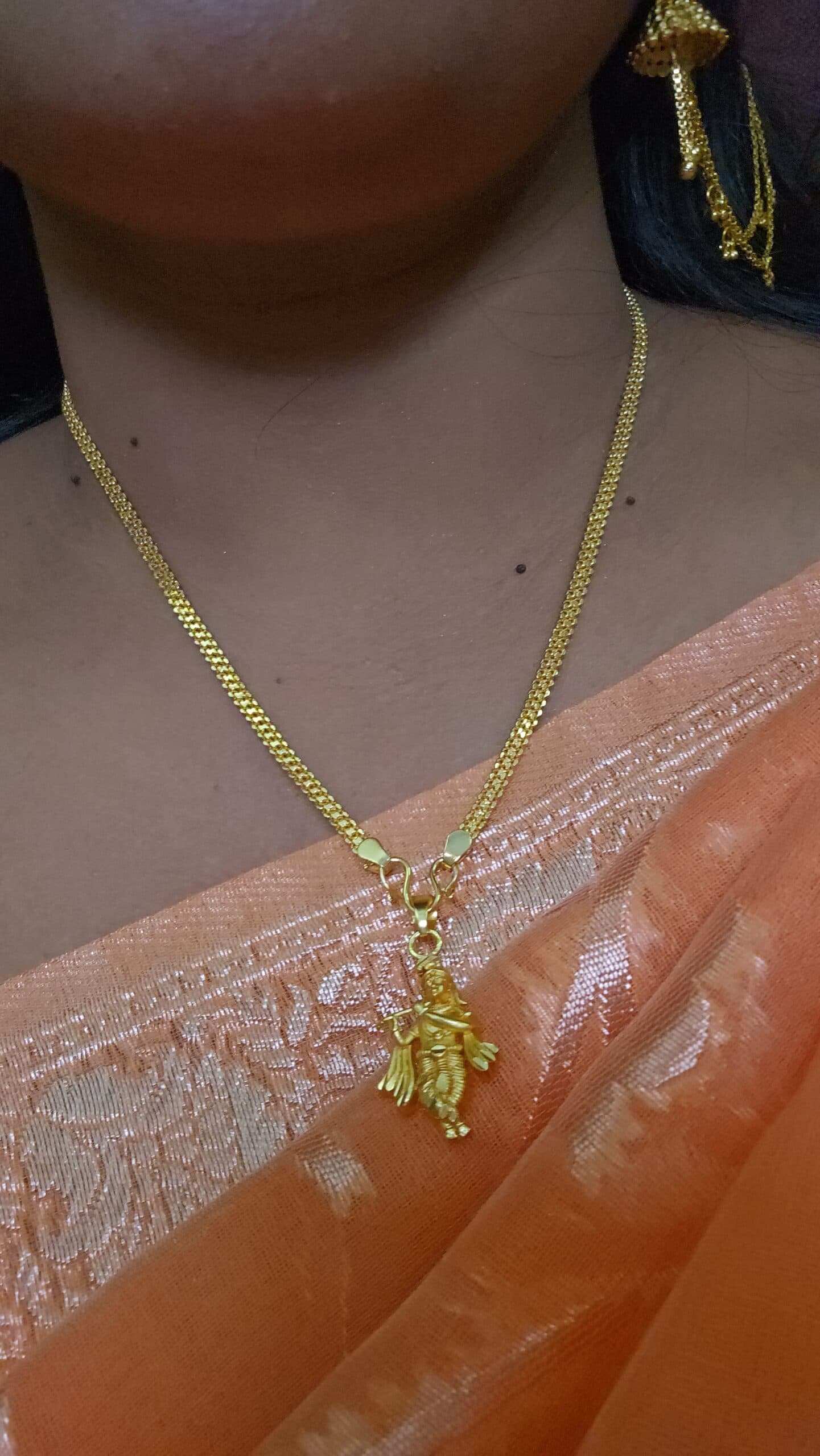 Premium quality foaming 18 inch krishna dollar chain