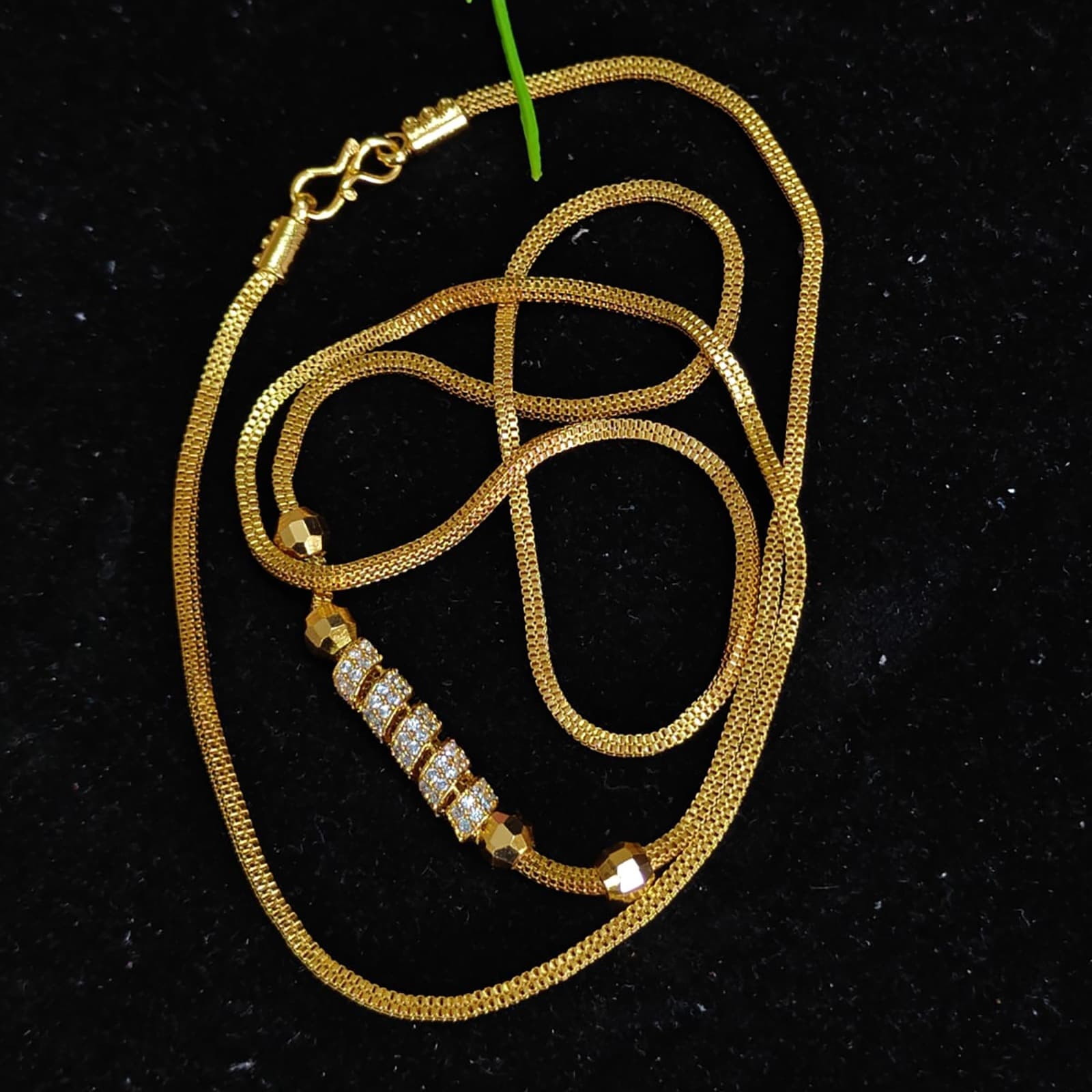 Micropolished ad Mugappu chain