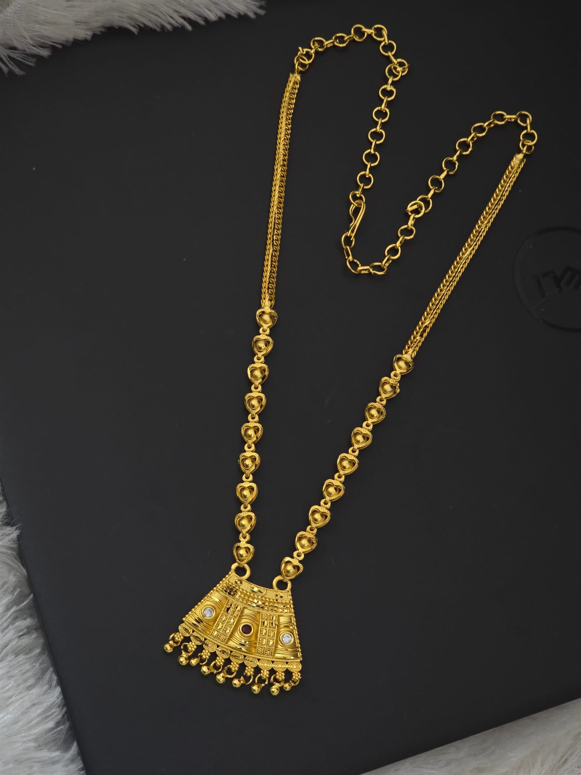Premium foaming ad stone necklace