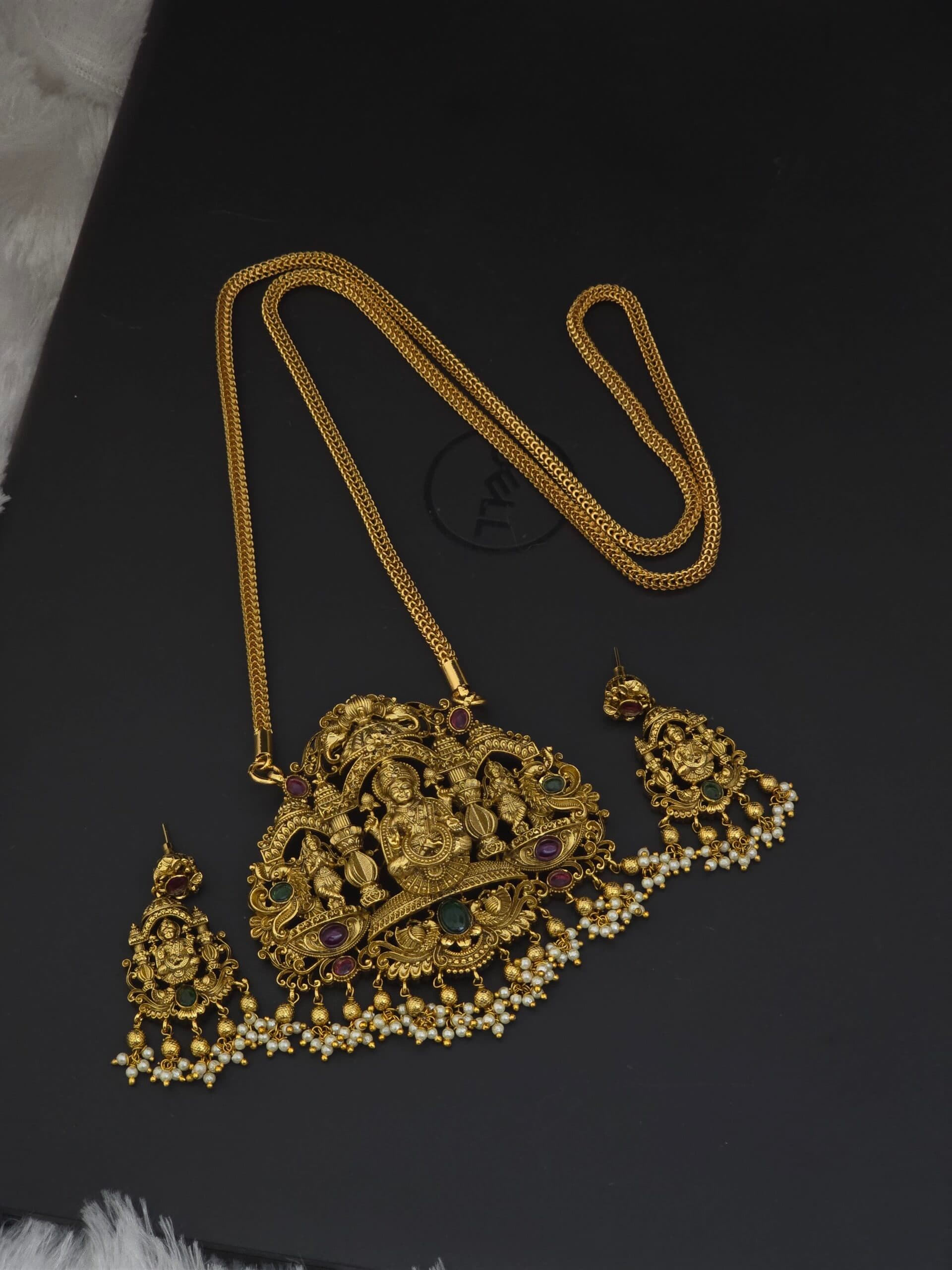 Premium mat 36 inch lakshmi dollar chain